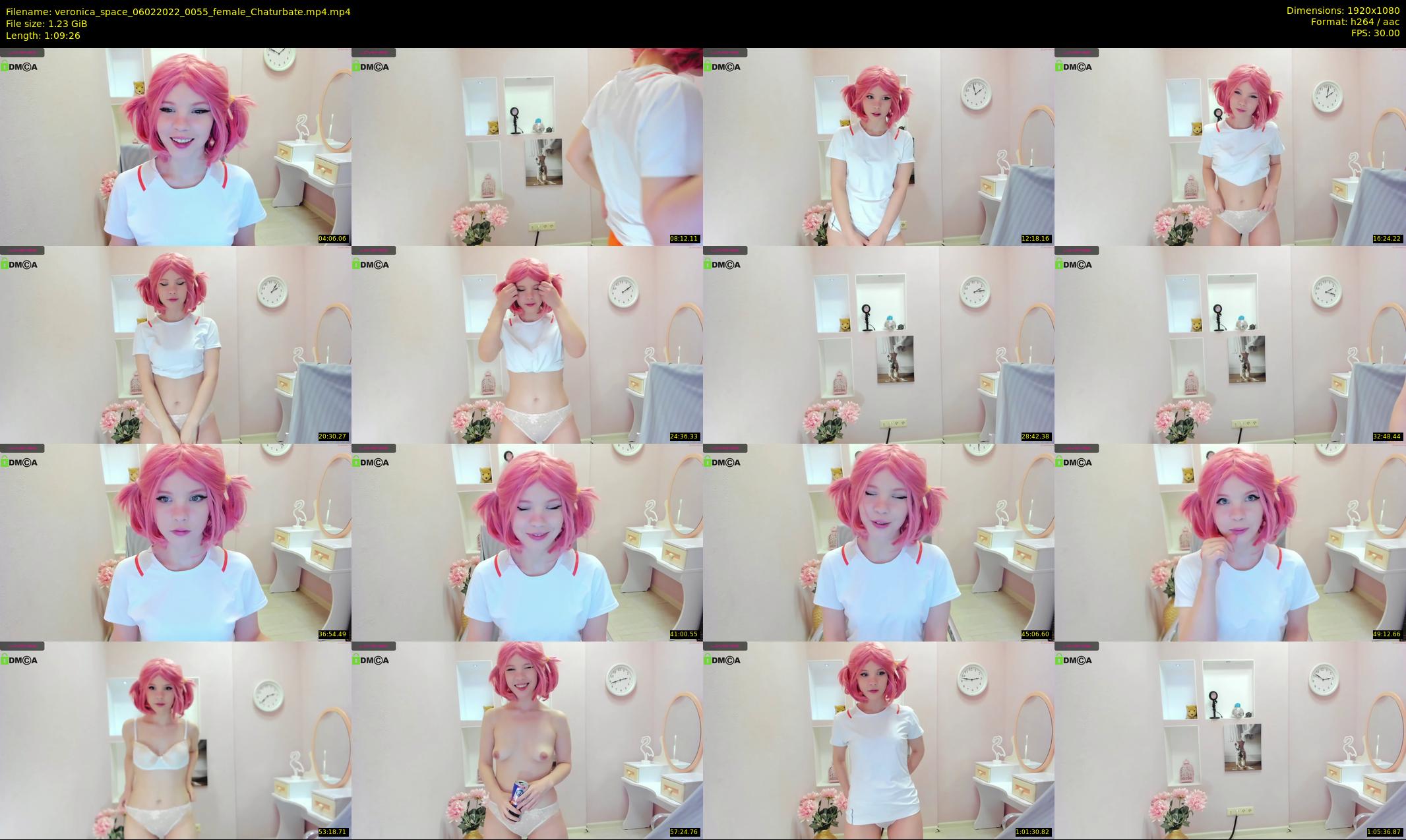 veronica_space — 70 minute Chaturbate female cam show recording, 1080p, Feb 6, 2022