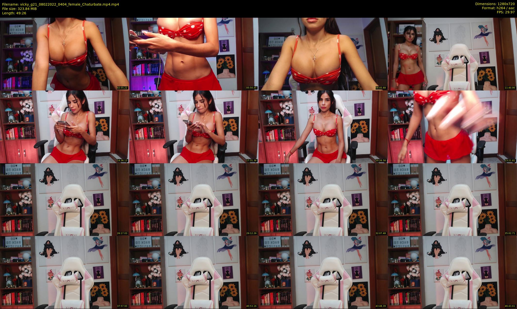 vicky_g21 — 50 minute Chaturbate female cam show recording, 720p, Feb 8, 2022