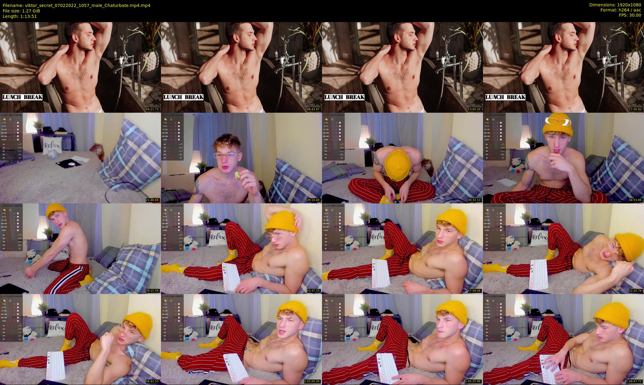 viktor_secret — 74 minute Chaturbate male cam show recording, 1080p, Feb 7, 2022