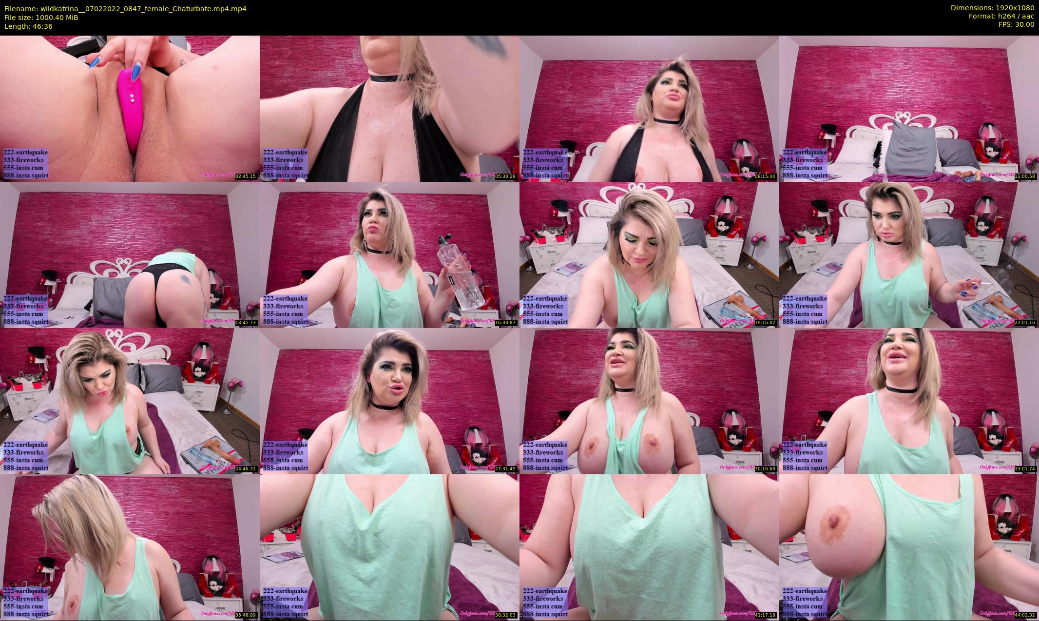 wildkatrina_ — 47 minute Chaturbate female cam show recording, 1080p, Feb 7, 2022