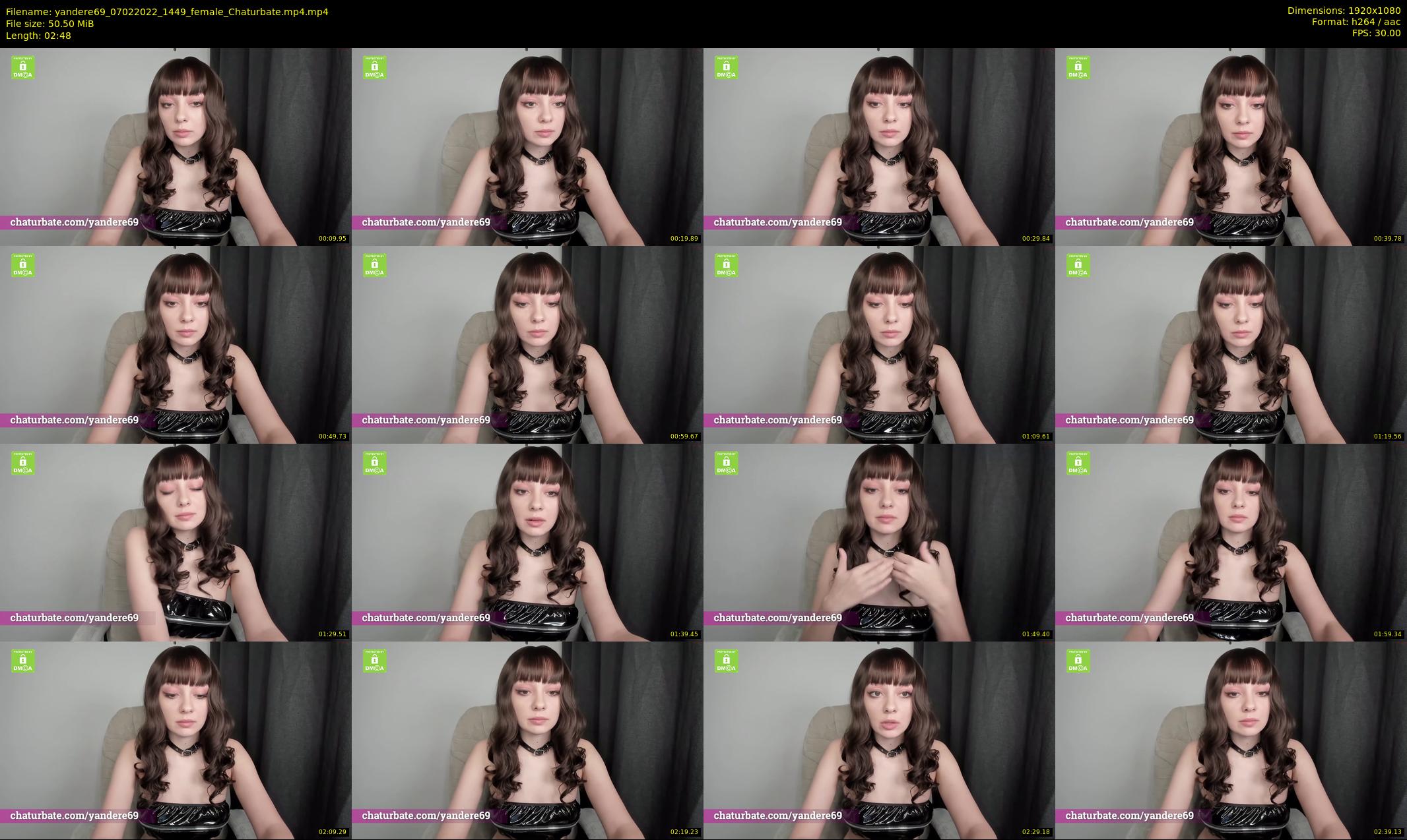 yandere69 — 3 minute Chaturbate female cam show recording, 1080p, Feb 7, 2022