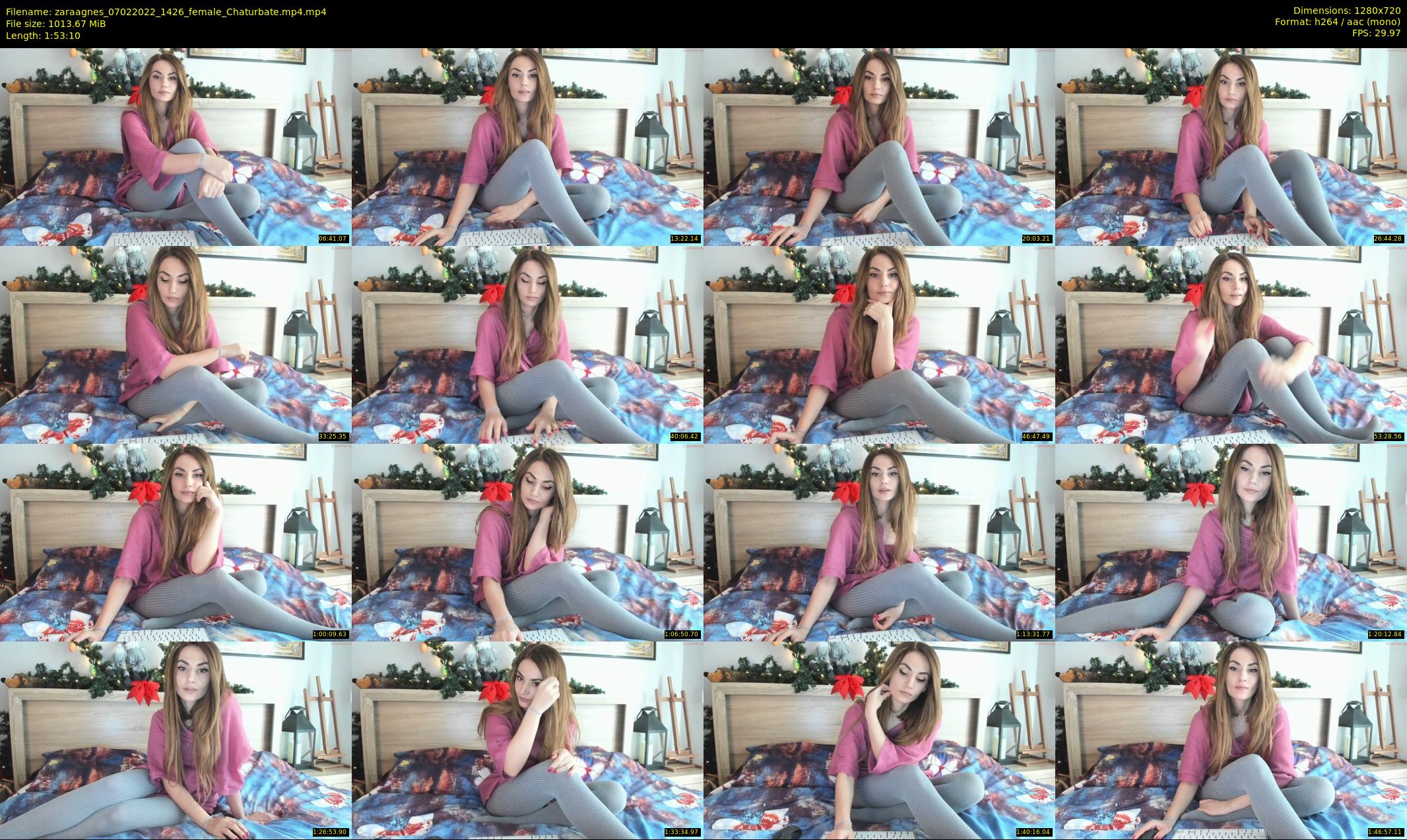 zaraagnes — 114 minute Chaturbate female cam show recording, 720p, Feb 7, 2022