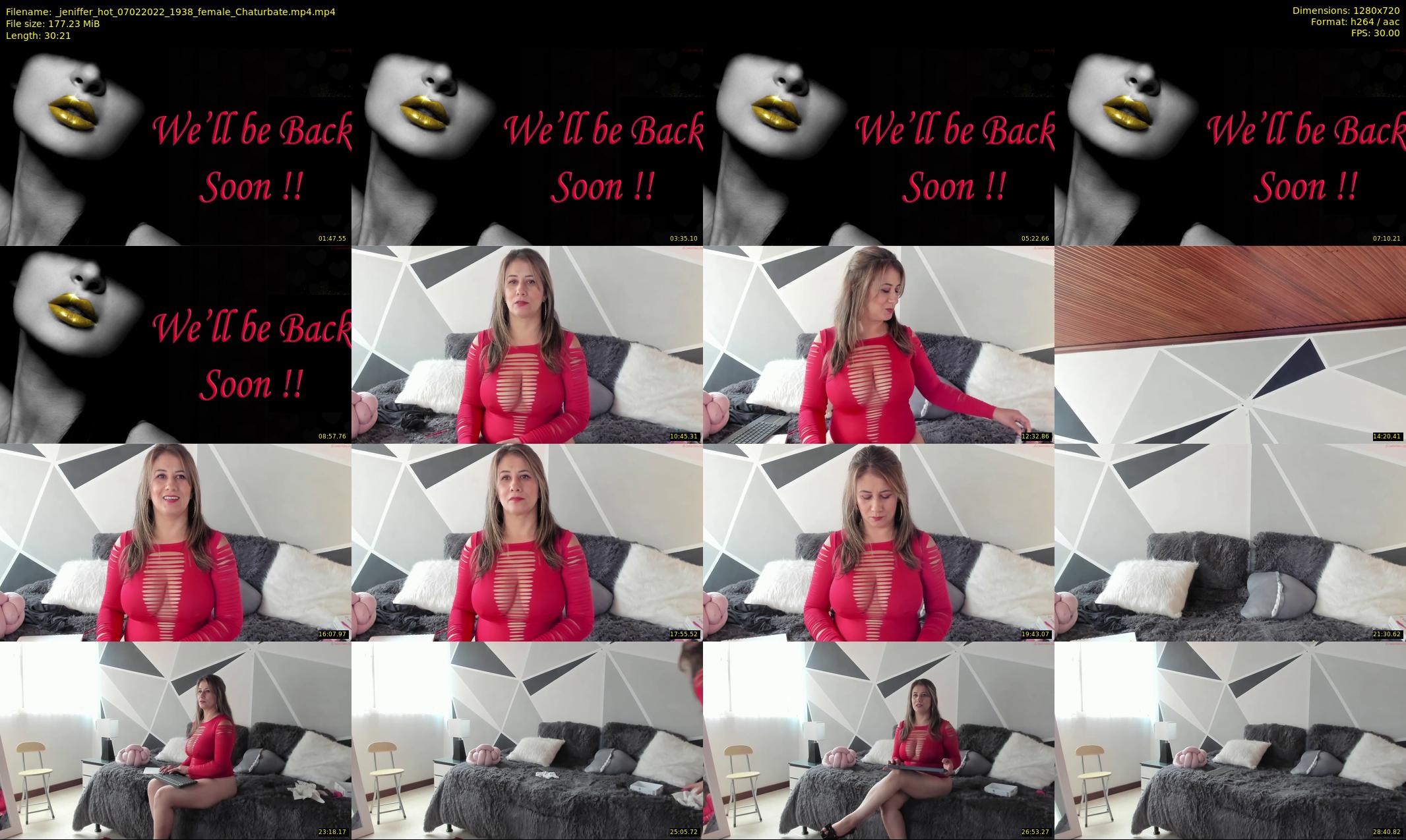 _jeniffer_hot — 31 minute Chaturbate female cam show recording, 720p, Feb 7, 2022