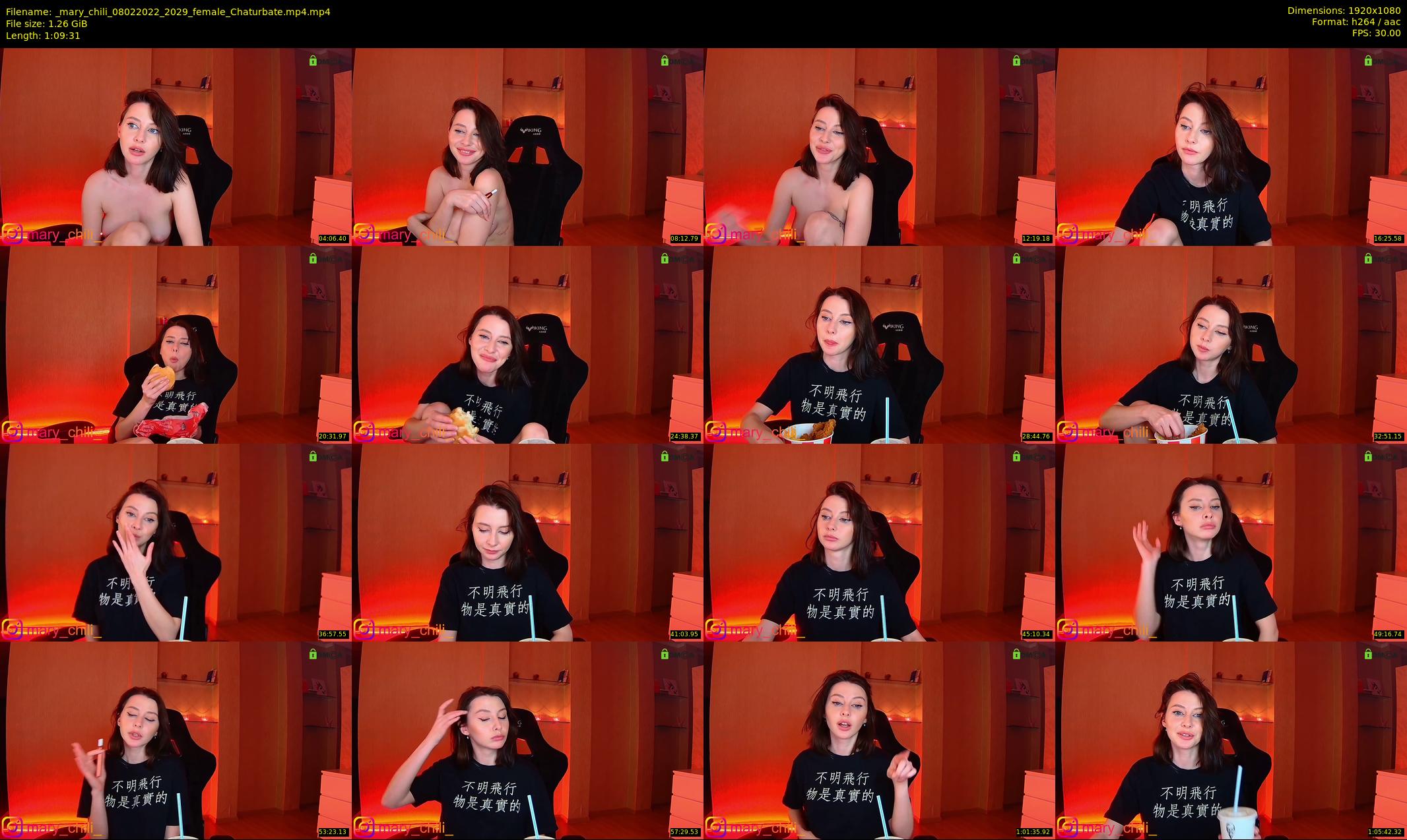_mary_chili — 70 minute Chaturbate female cam show recording, 1080p, Feb 8, 2022