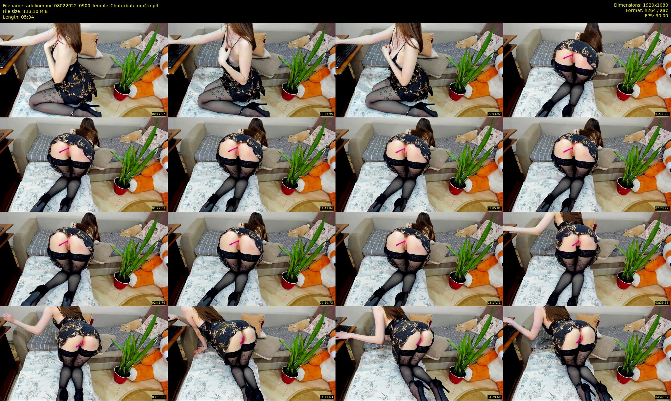 adelinemur — 6 minute Chaturbate female cam show recording, 1080p, Feb 8, 2022