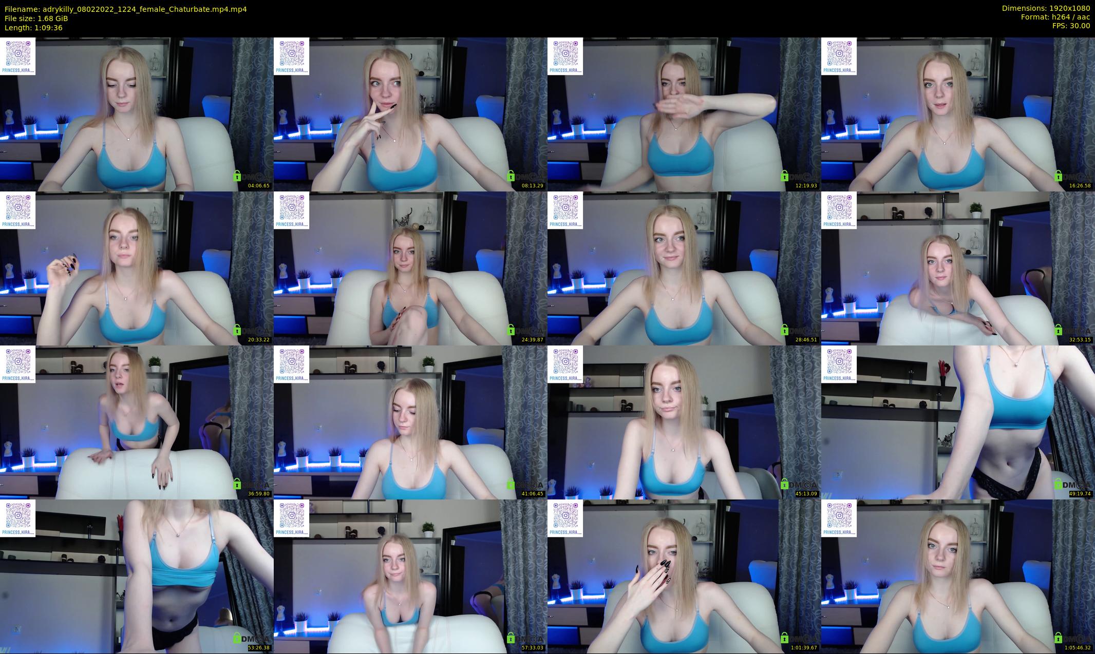 adrykilly — 70 minute Chaturbate female cam show recording, 1080p, Feb 8, 2022