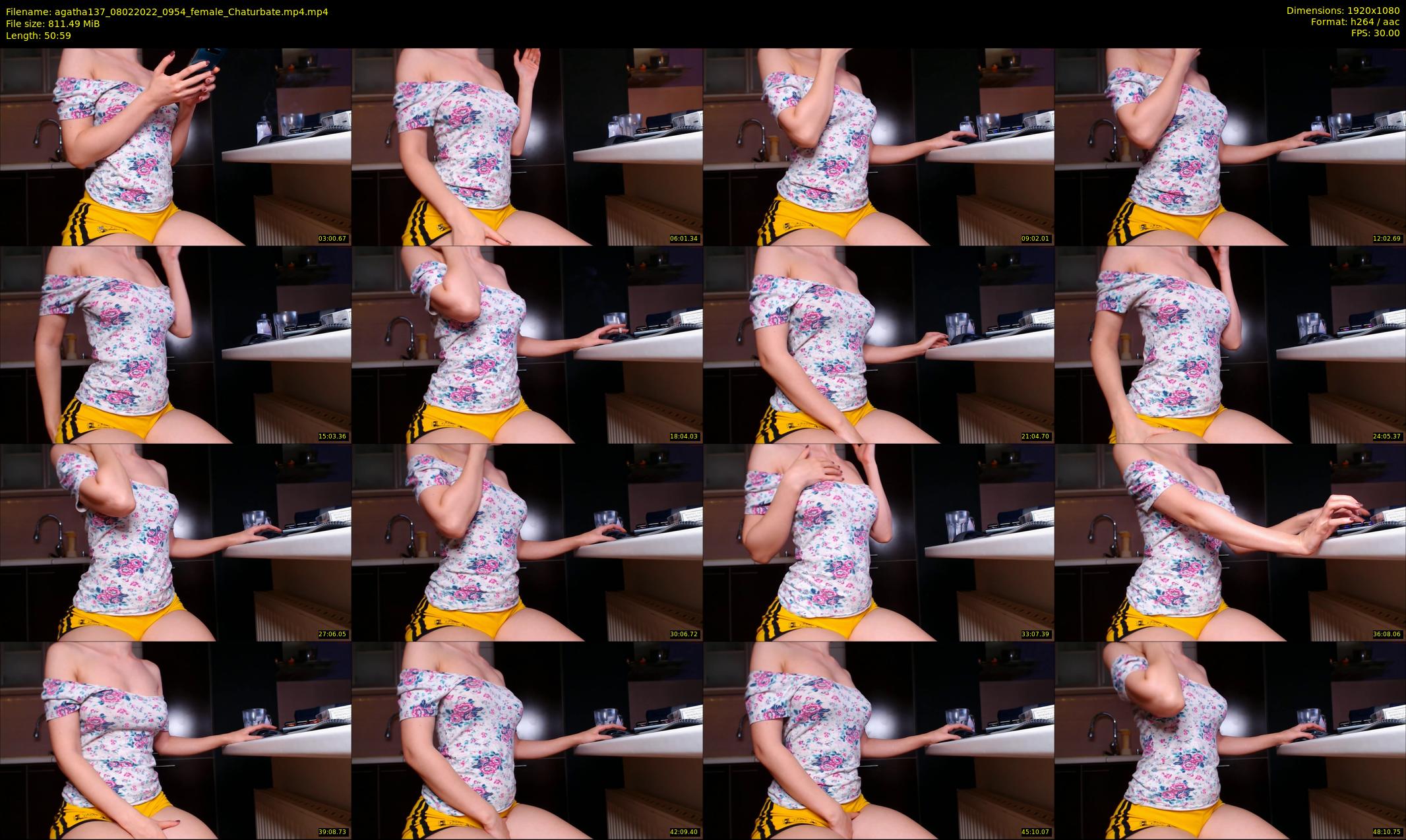 agatha137 — 51 minute Chaturbate female cam show recording, 1080p, Feb 8, 2022