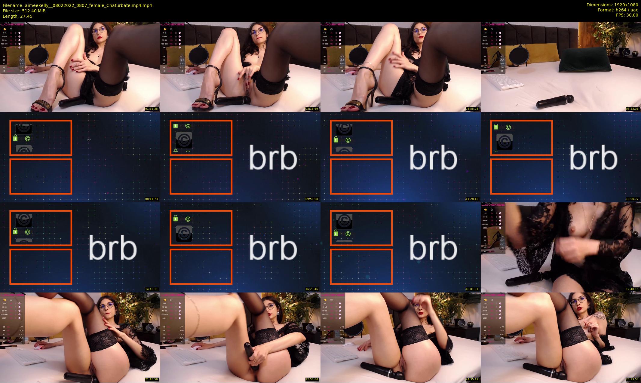 aimeekelly_ — 28 minute Chaturbate female cam show recording, 1080p, Feb 8, 2022