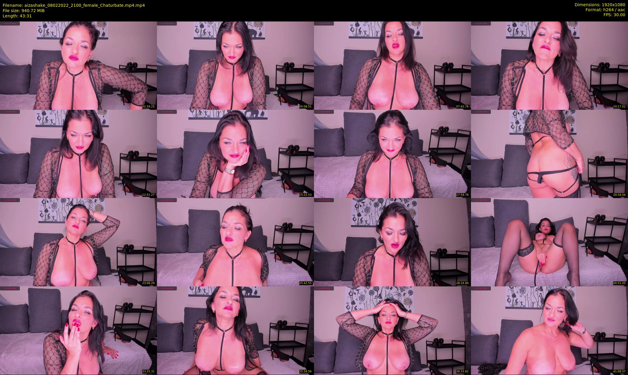 aizashake — 44 minute Chaturbate female cam show recording, 1080p, Feb 8, 2022