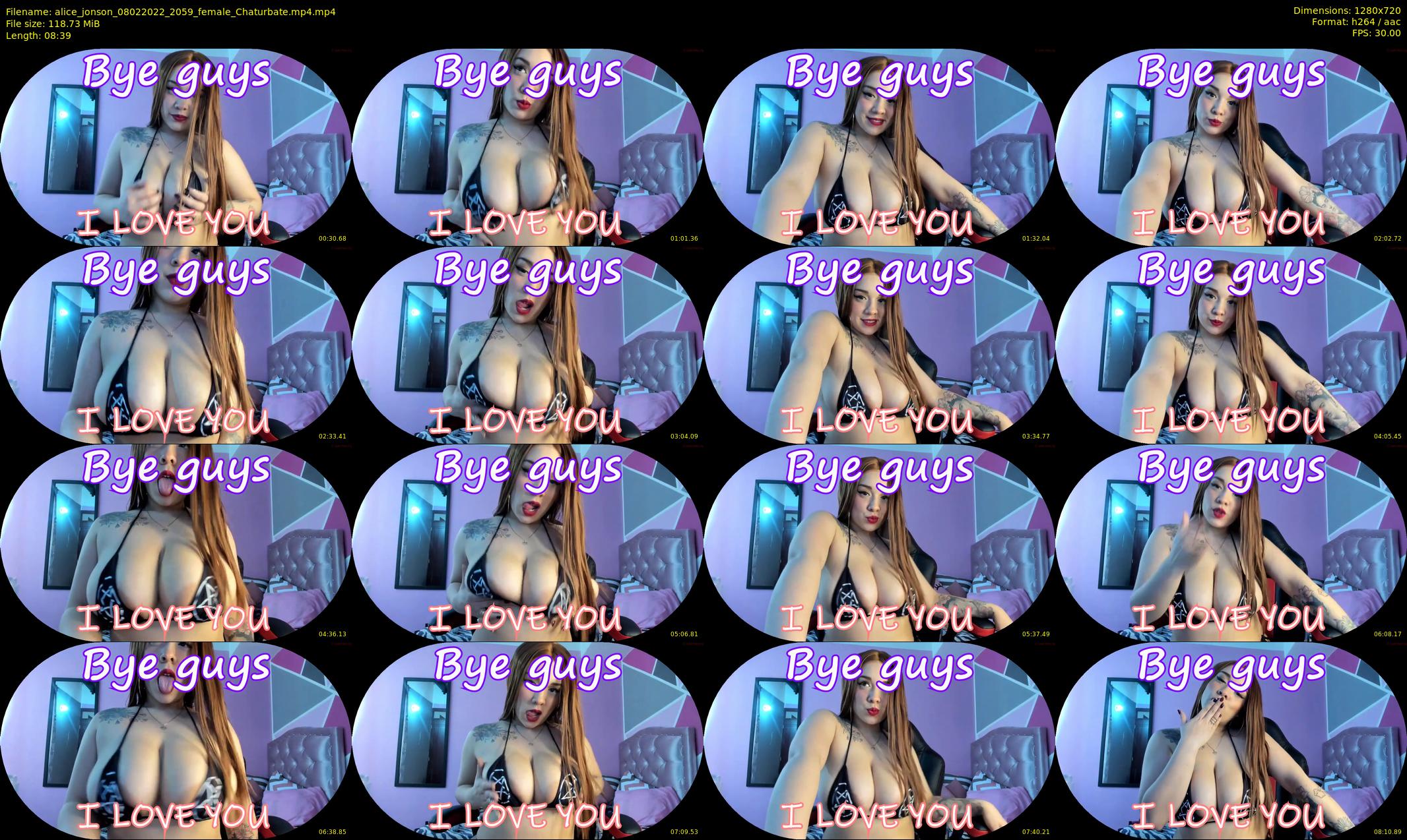 alice_jonson — 9 minute Chaturbate female cam show recording, 720p, Feb 8, 2022