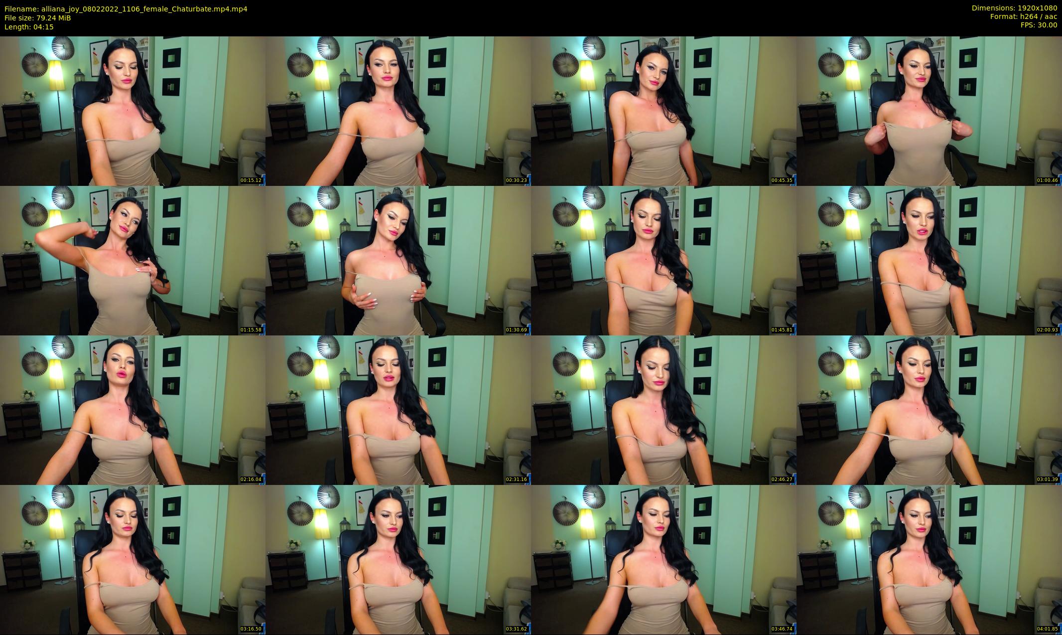alliana_joy — 5 minute Chaturbate female cam show recording, 1080p, Feb 8, 2022