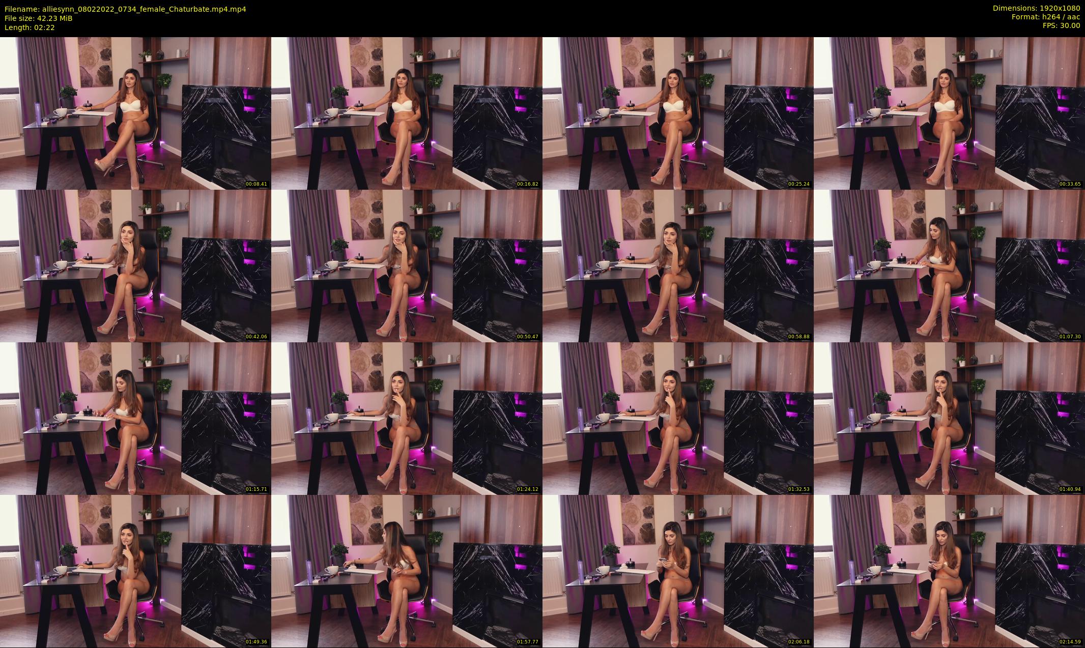 alliesynn — 3 minute Chaturbate female cam show recording, 1080p, Feb 8, 2022