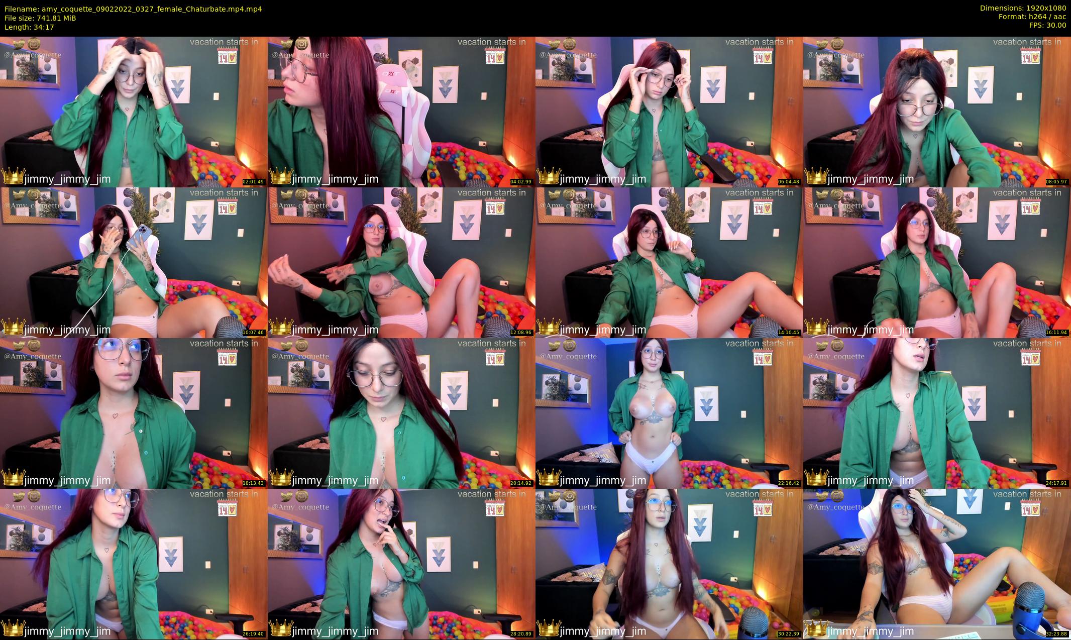 amy_coquette — 35 minute Chaturbate female cam show recording, 1080p, Feb 9, 2022