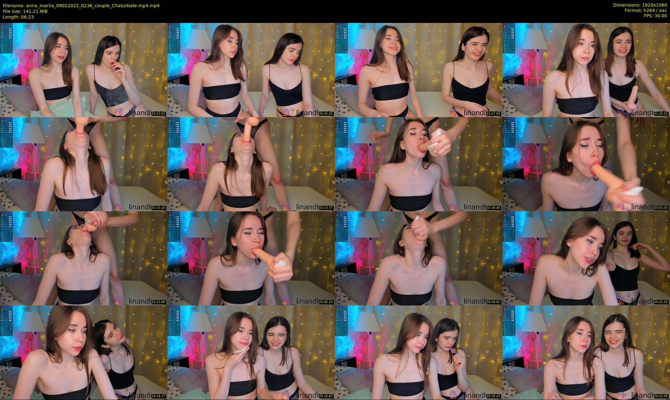 anna_mariia — 7 minute Chaturbate couple cam show recording, 1080p, Feb 9, 2022