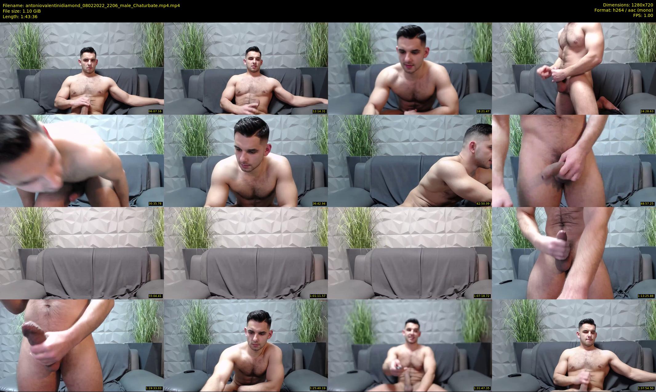 antoniovalentinidiamond — 104 minute Chaturbate male cam show recording, 720p, Feb 8, 2022