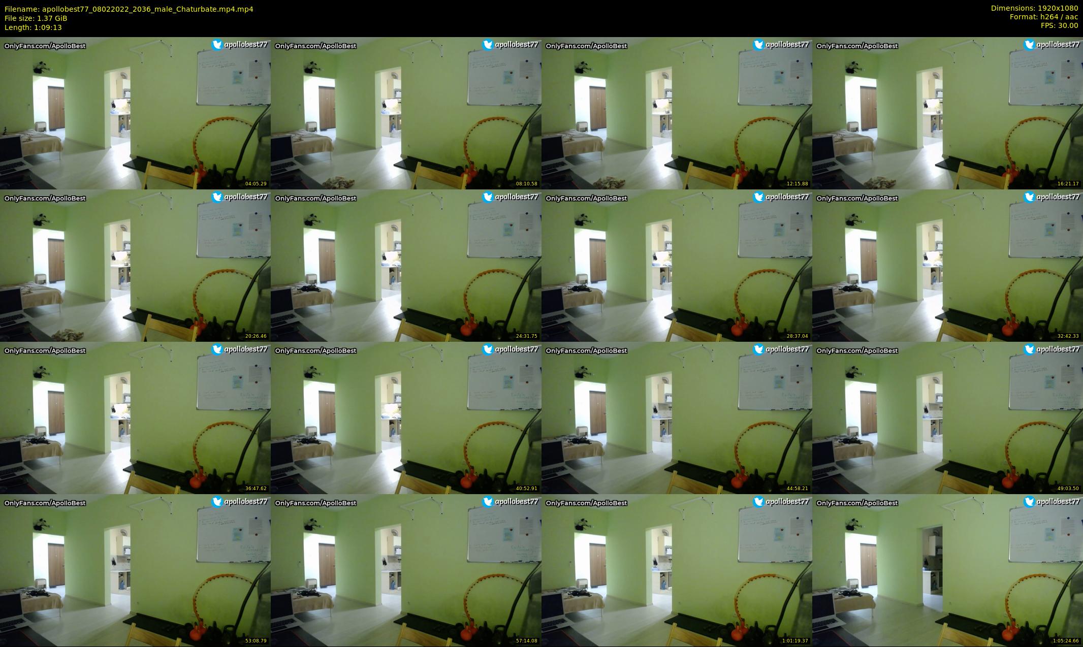 apollobest77 — 70 minute Chaturbate male cam show recording, 1080p, Feb 8, 2022