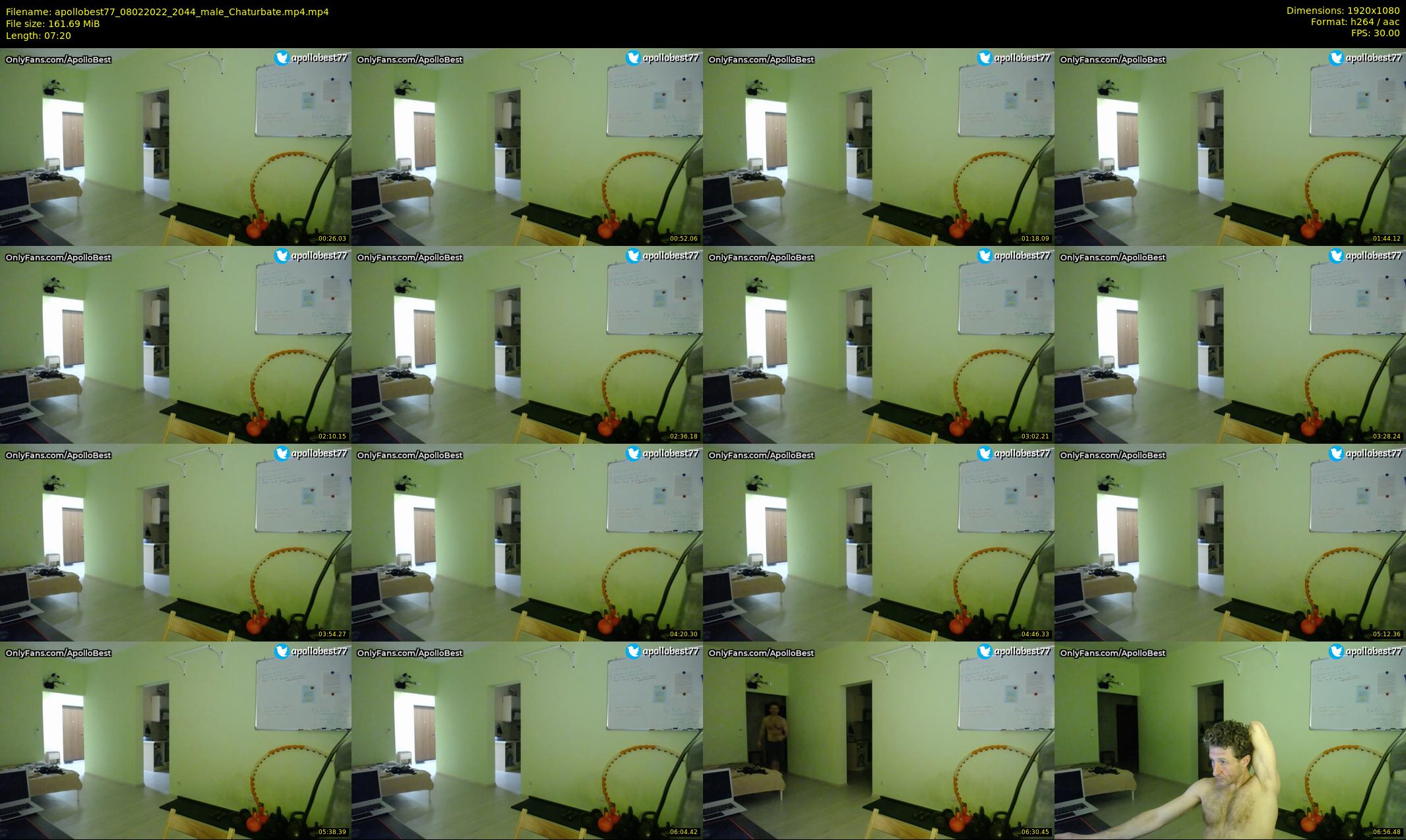 apollobest77 — 8 minute Chaturbate male cam show recording, 1080p, Feb 8, 2022