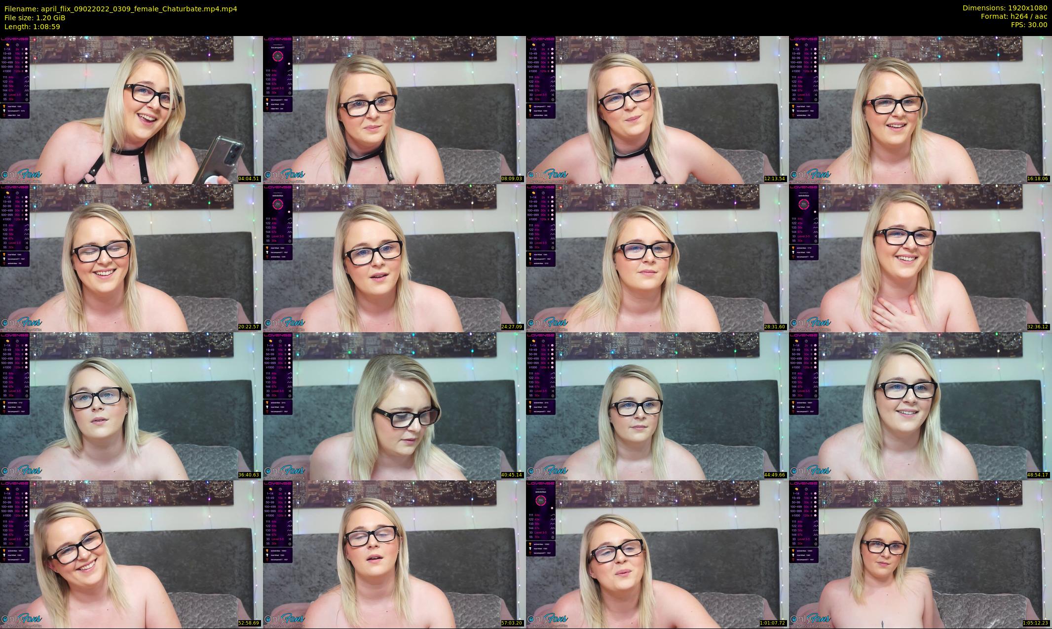 april_flix — 69 minute Chaturbate female cam show recording, 1080p, Feb 9, 2022