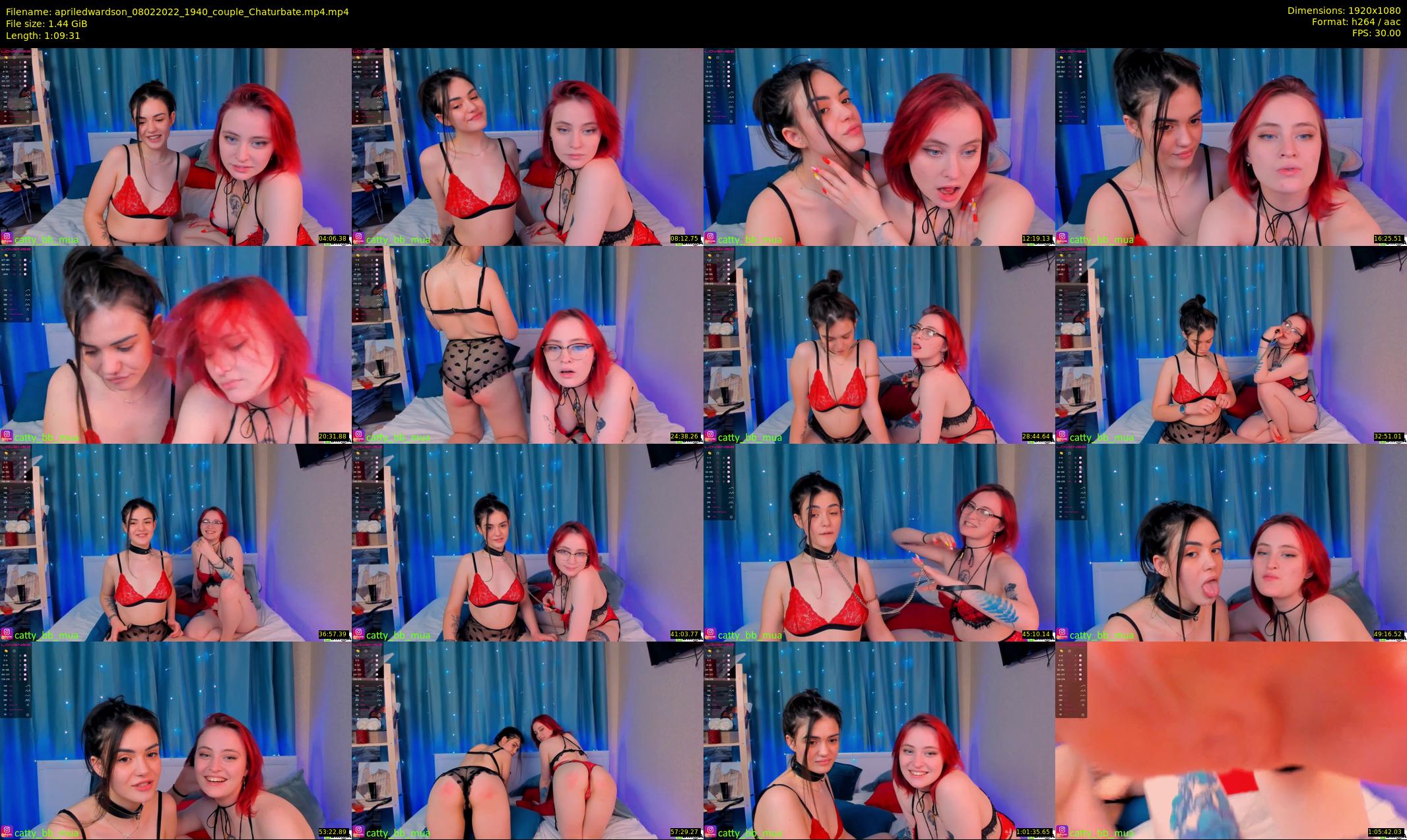 apriledwardson — 70 minute Chaturbate couple cam show recording, 1080p, Feb 8, 2022