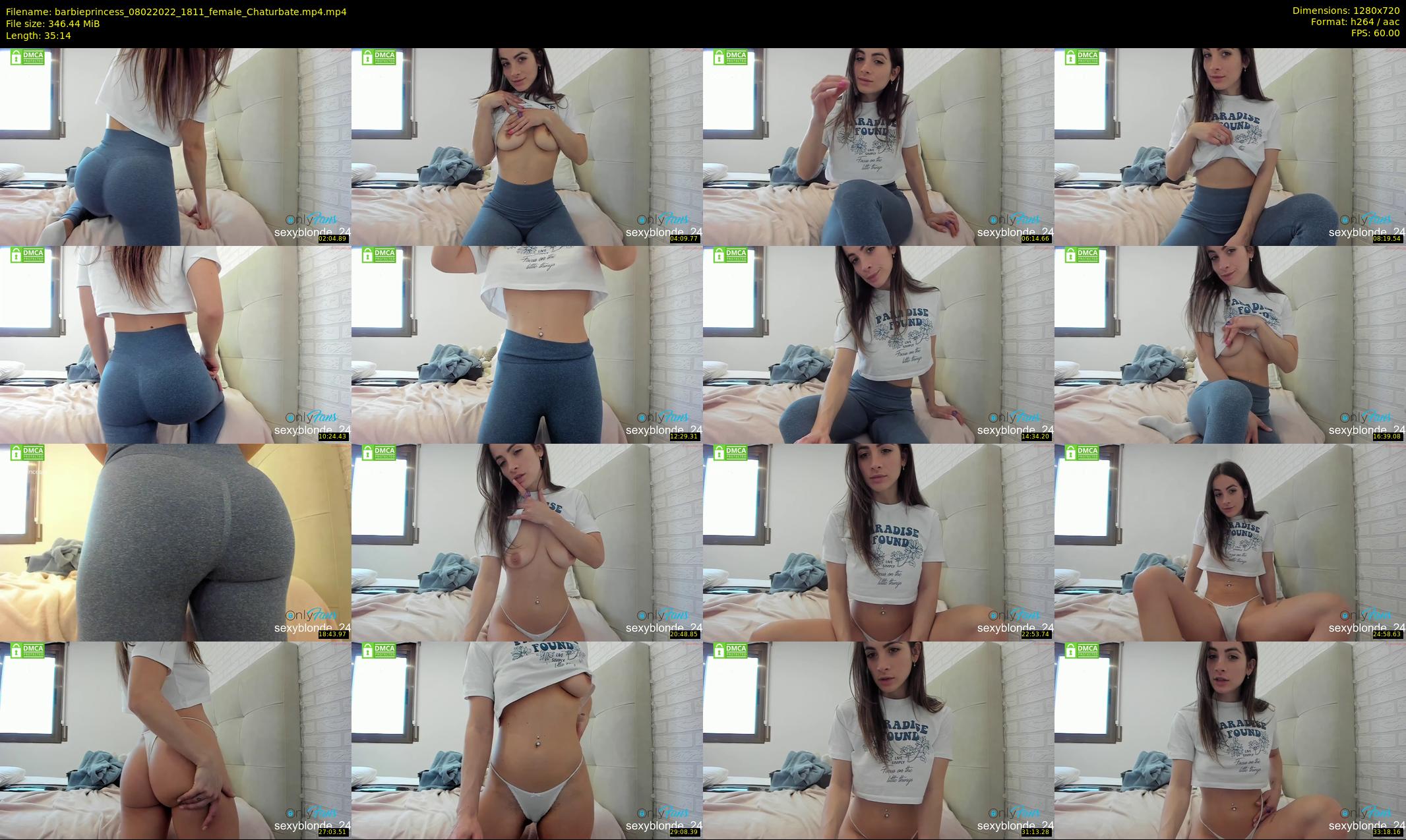 barbieprincess — 36 minute Chaturbate female cam show recording, 720p, Feb 8, 2022