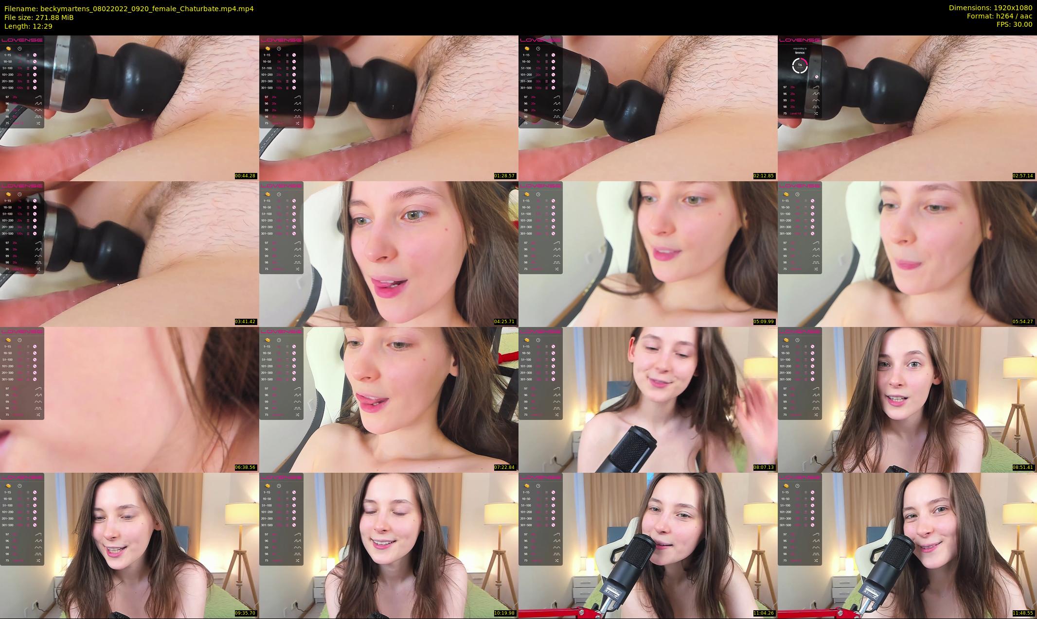 beckymartens — 13 minute Chaturbate female cam show recording, 1080p, Feb 8, 2022
