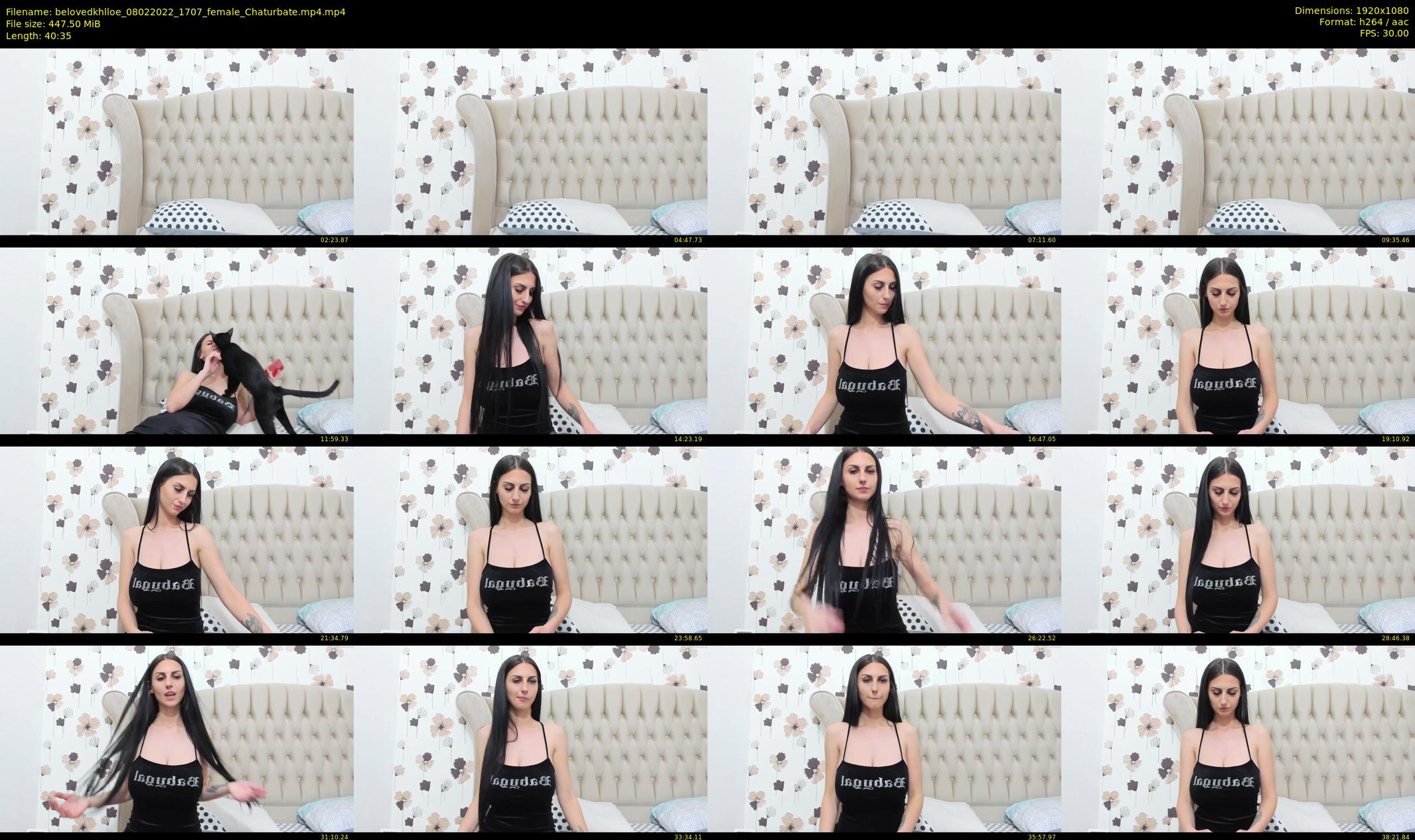 belovedkhlloe — 41 minute Chaturbate female cam show recording, 1080p, Feb 8, 2022