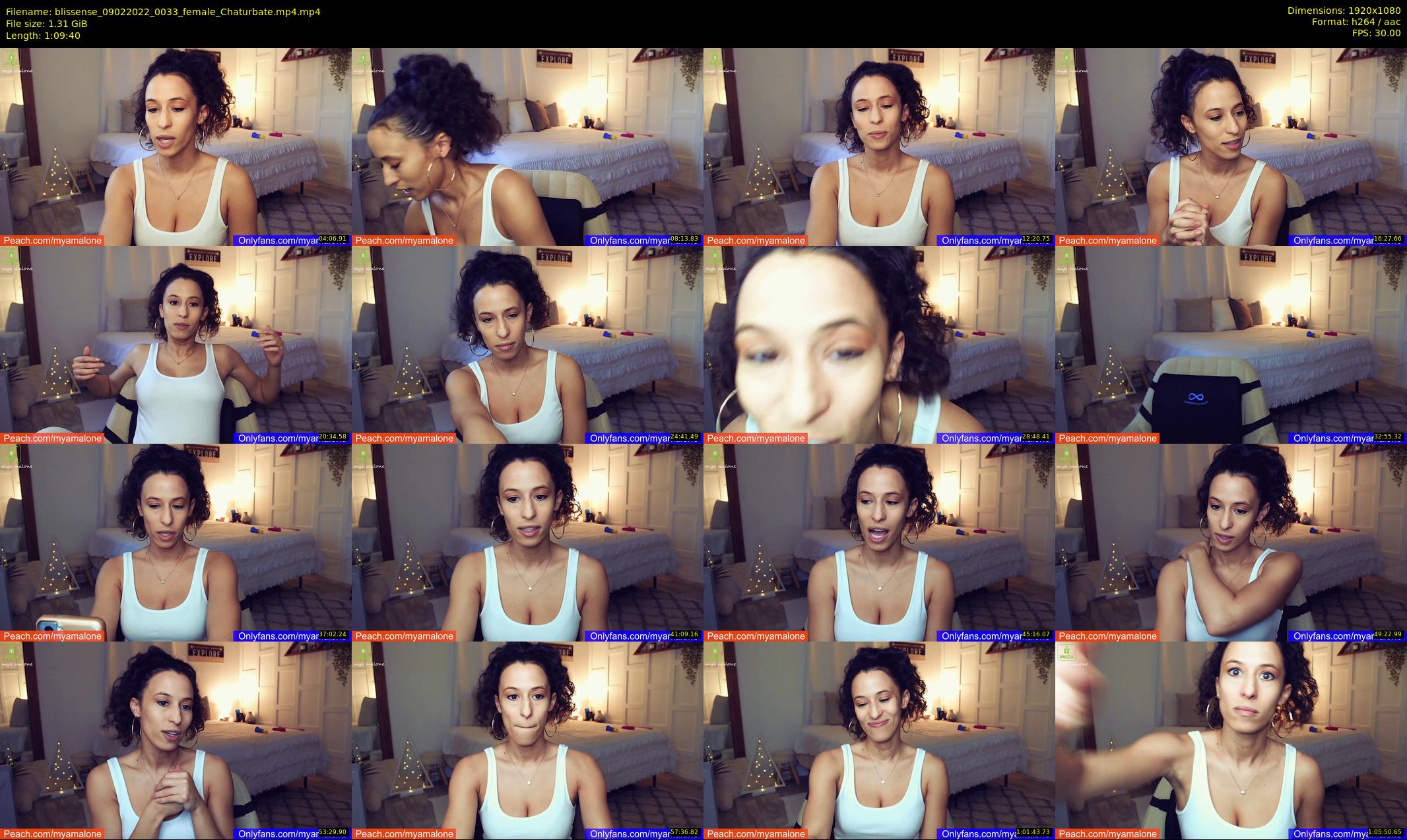 blissense — 70 minute Chaturbate female cam show recording, 1080p, Feb 9, 2022