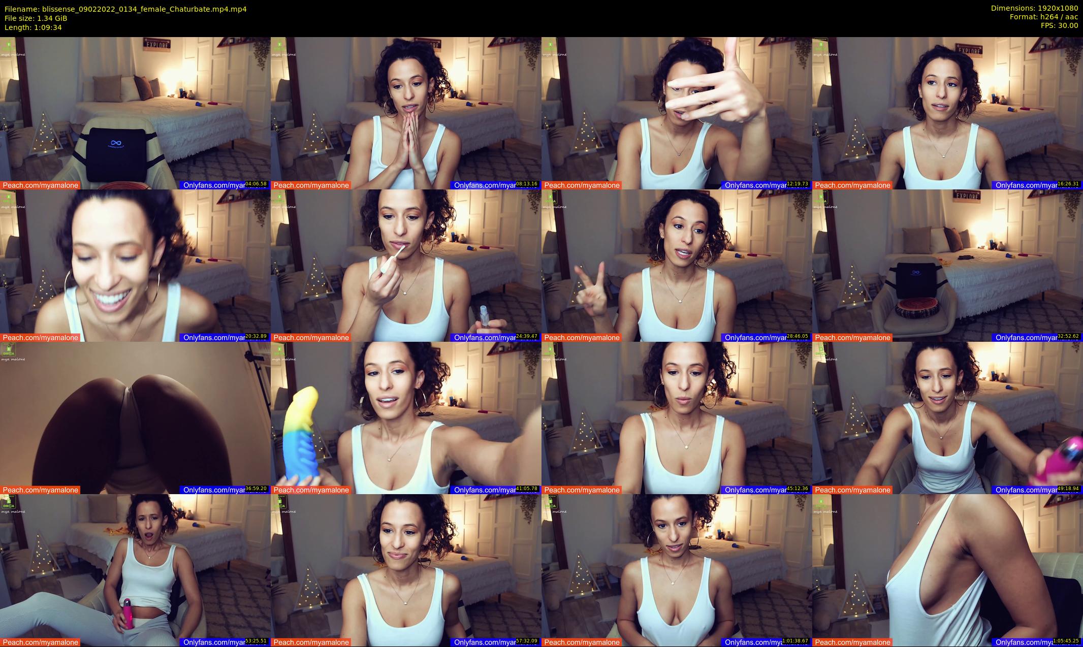 blissense — 70 minute Chaturbate female cam show recording, 1080p, Feb 9, 2022