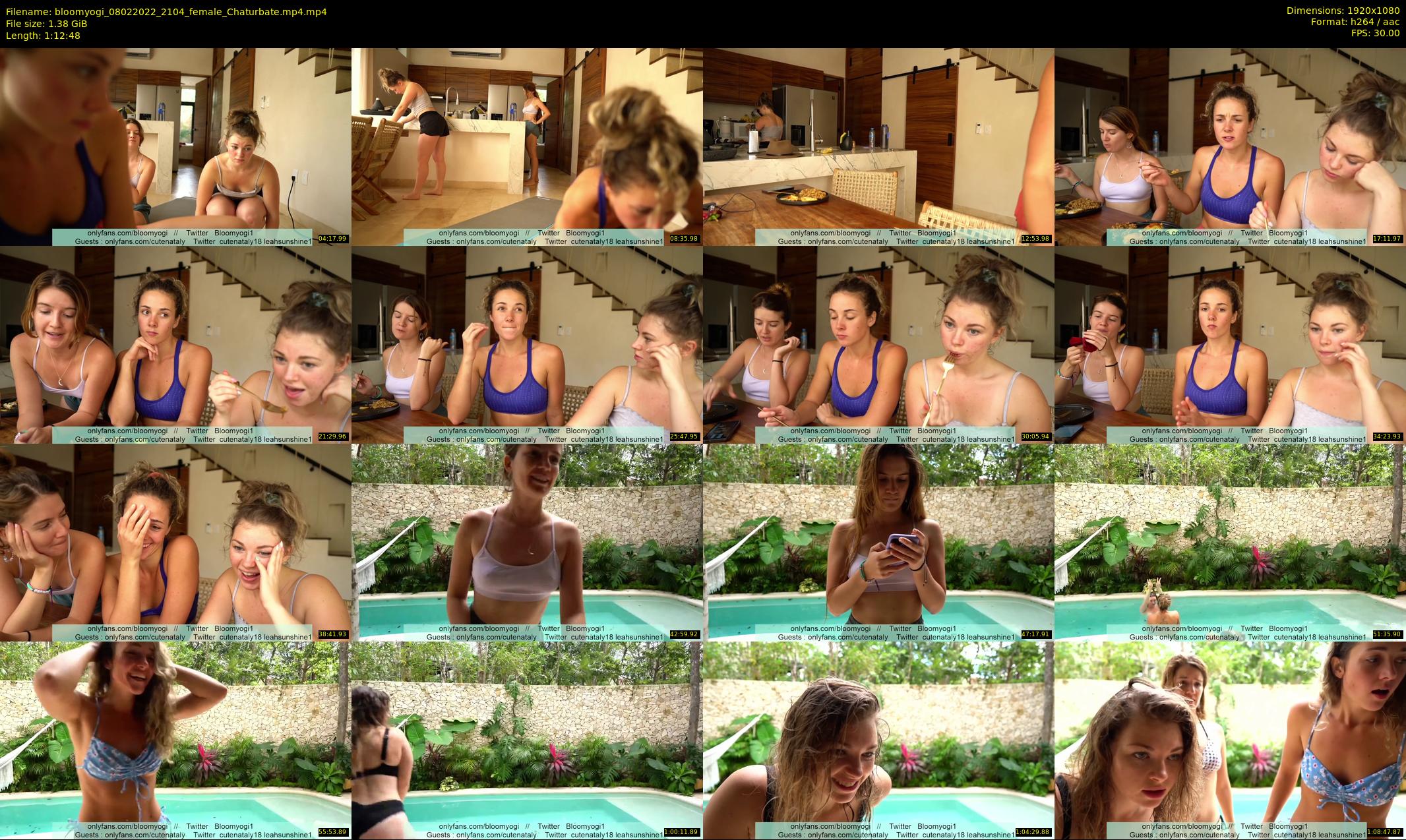 bloomyogi — 73 minute Chaturbate female cam show recording, 1080p, Feb 8, 2022
