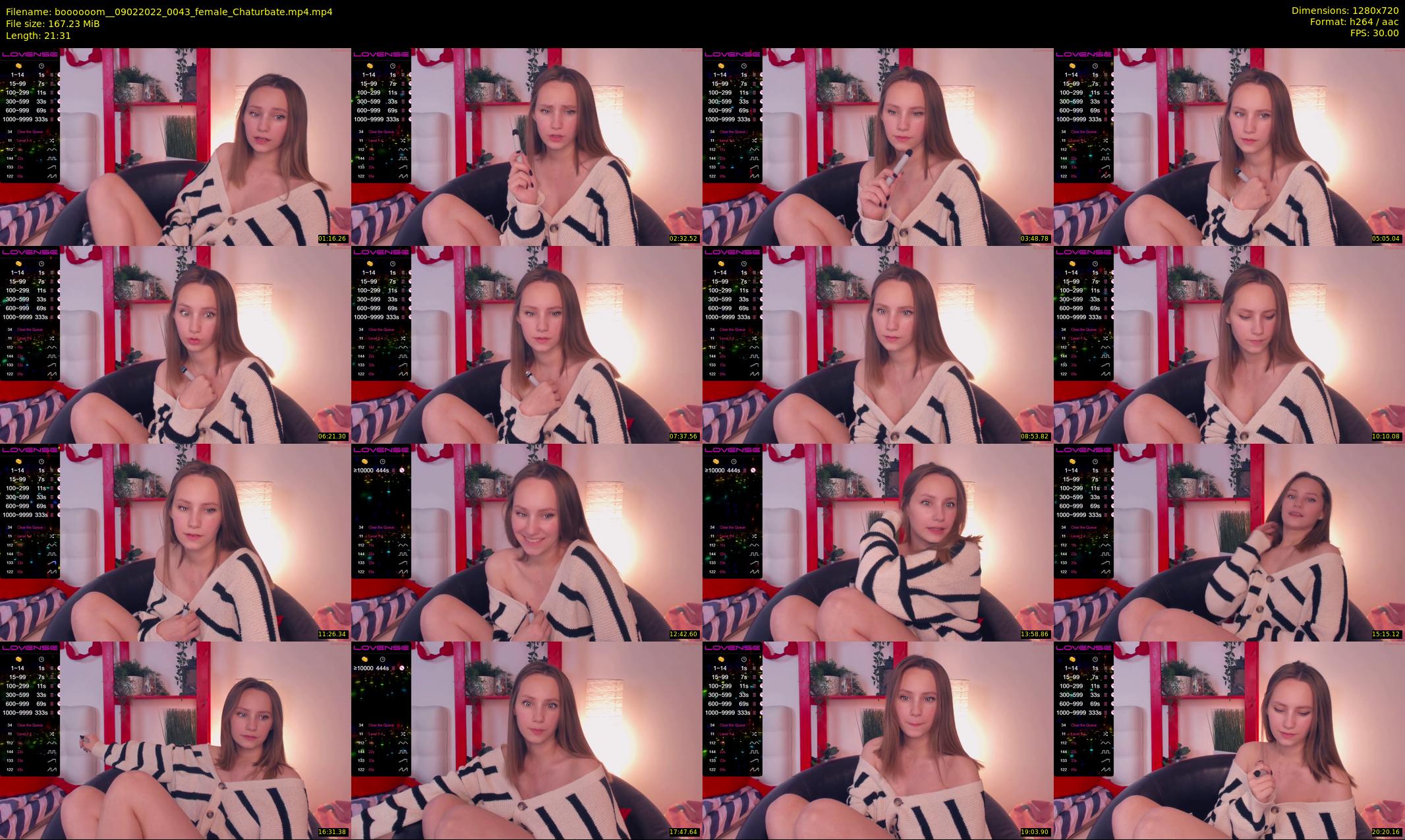 boooooom_ — 22 minute Chaturbate female cam show recording, 720p, Feb 9, 2022