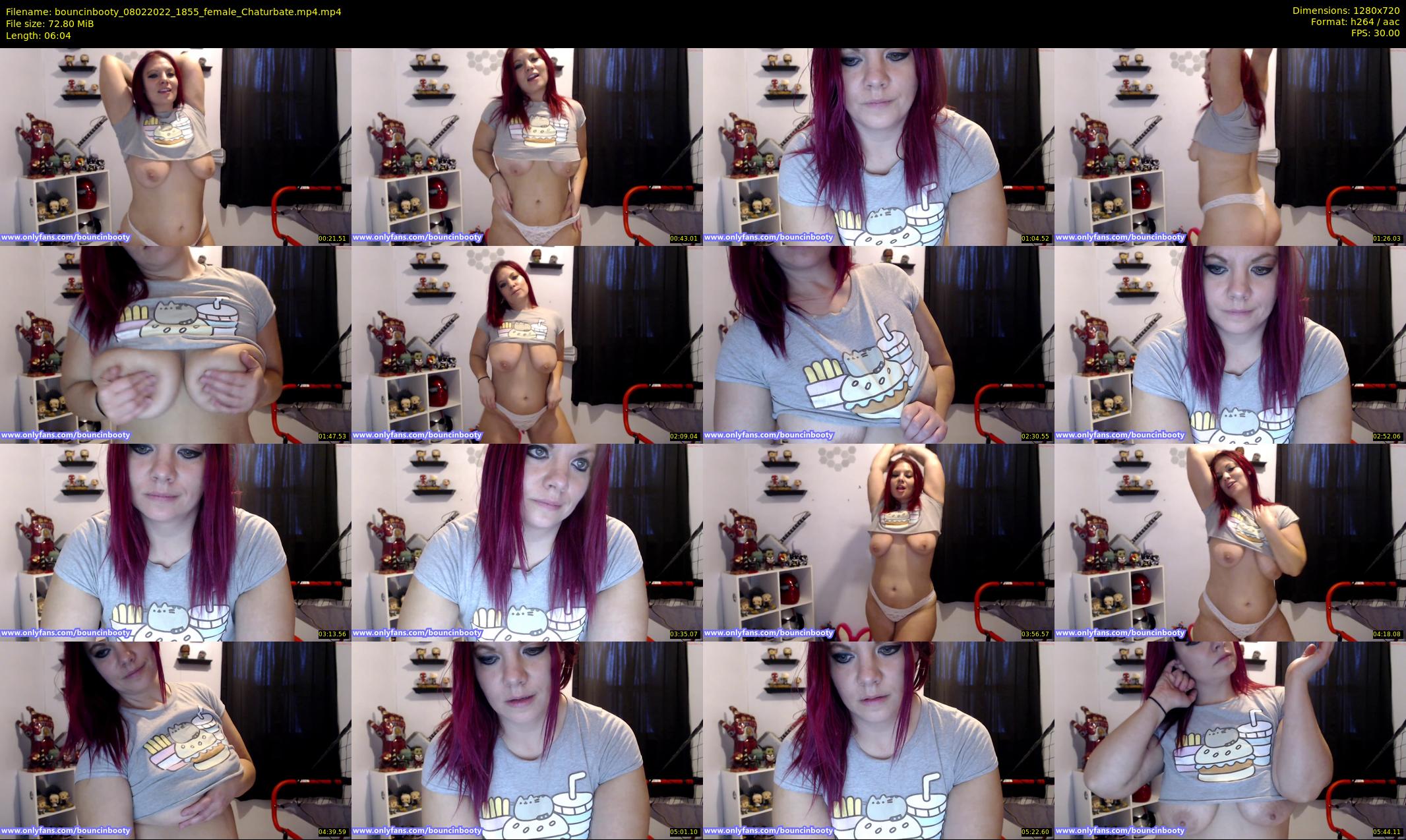 bouncinbooty — 7 minute Chaturbate female cam show recording, 720p, Feb 8, 2022