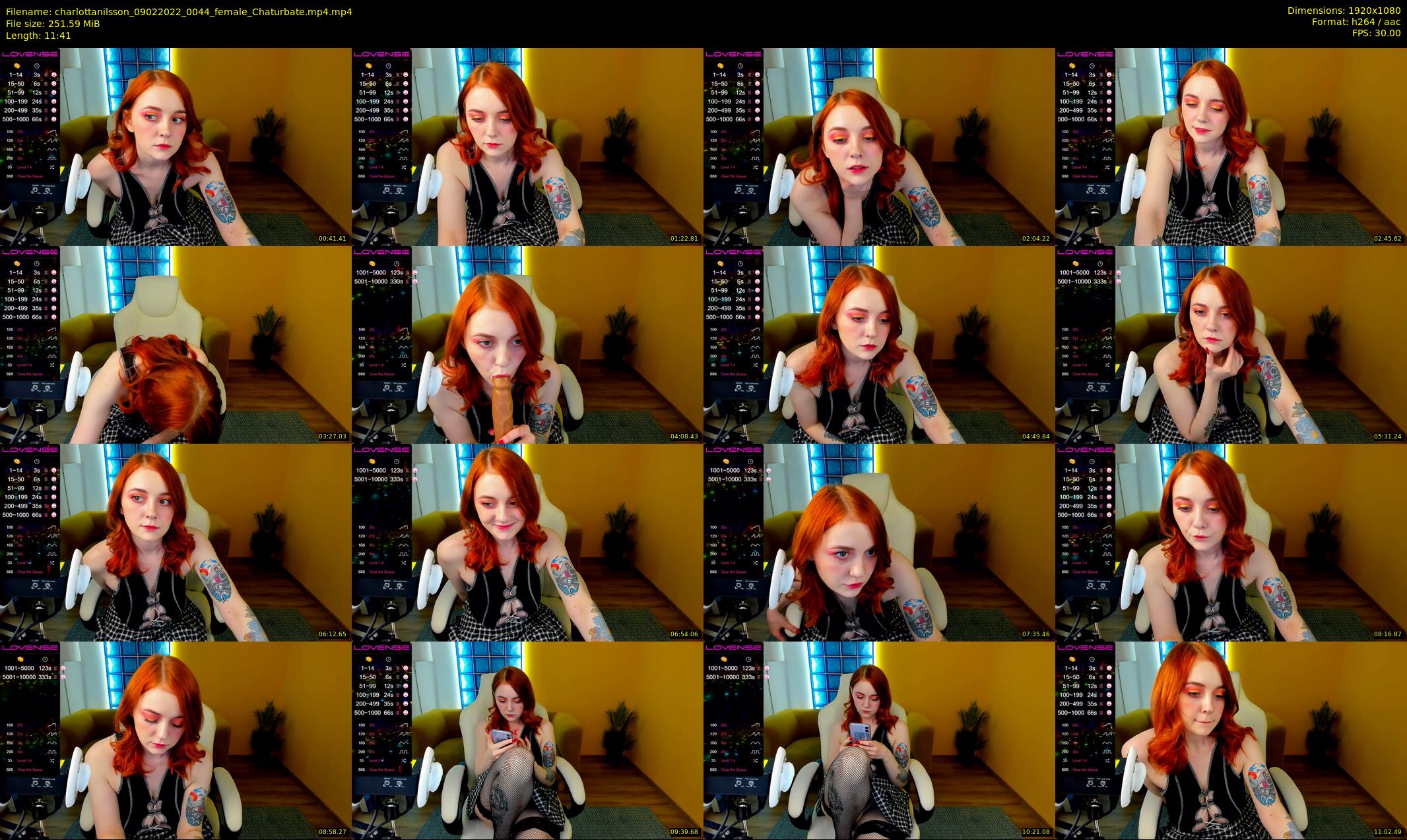 charlottanilsson — 12 minute Chaturbate female cam show recording, 1080p, Feb 9, 2022