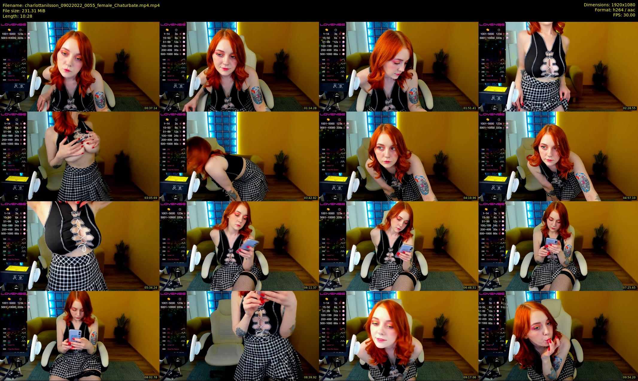 charlottanilsson — 11 minute Chaturbate female cam show recording, 1080p, Feb 9, 2022