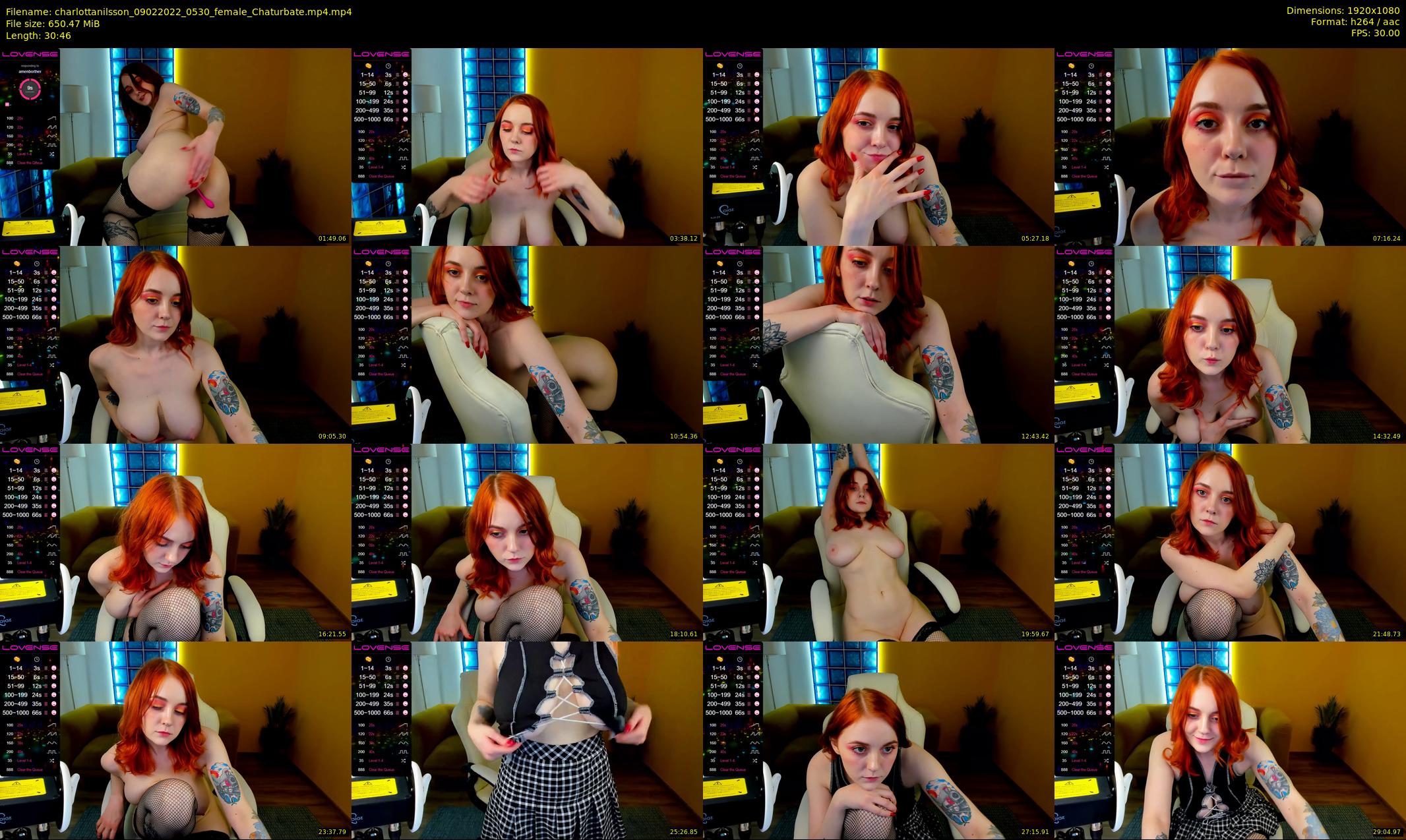 charlottanilsson — 31 minute Chaturbate female cam show recording, 1080p, Feb 9, 2022