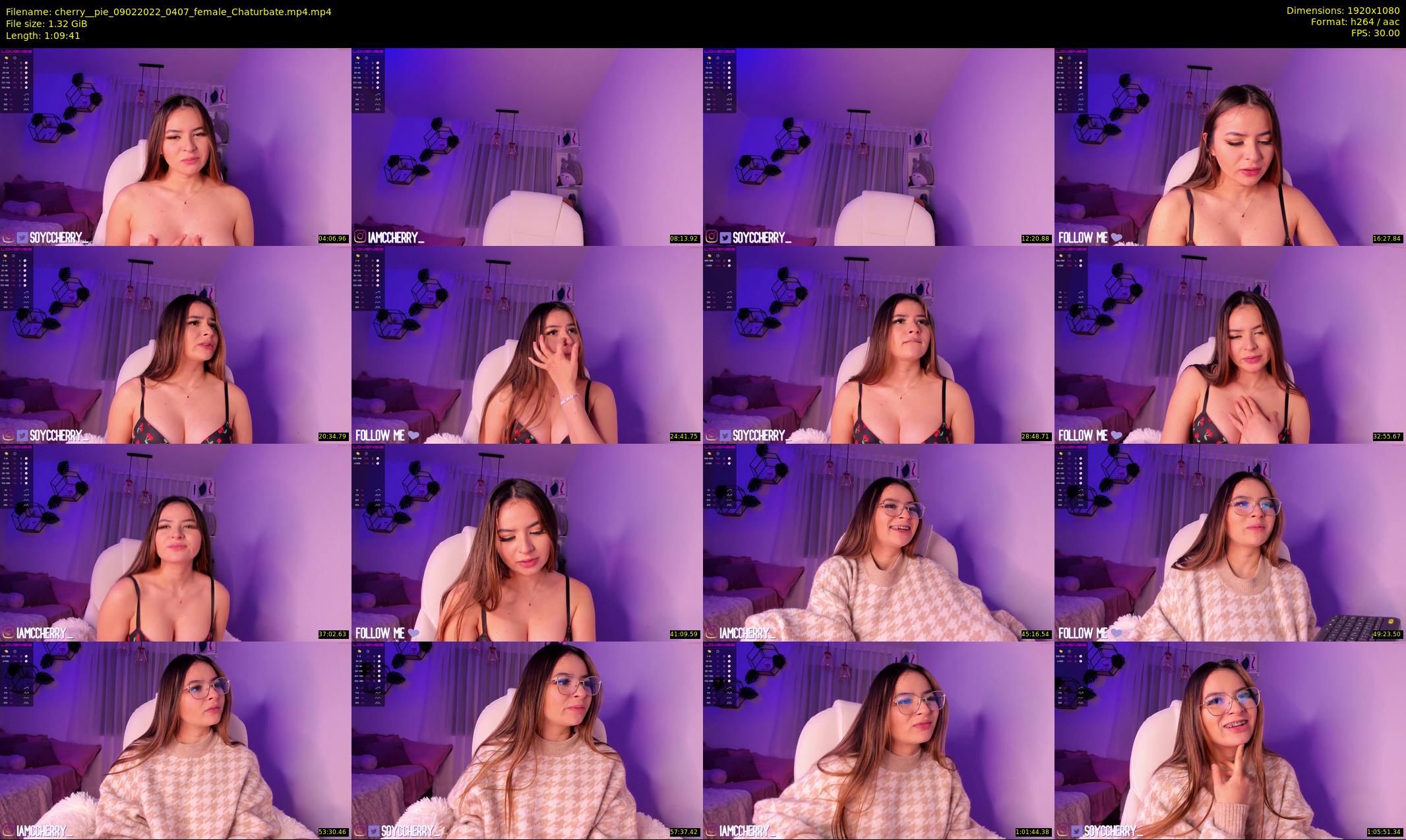 cherry__pie — 70 minute Chaturbate female cam show recording, 1080p, Feb 9, 2022