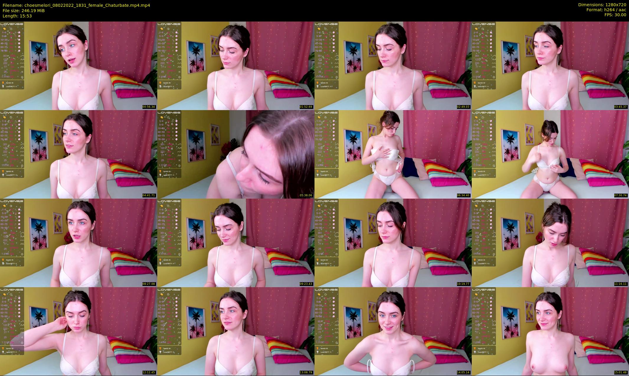 choesmelori — 16 minute Chaturbate couple cam show recording, 720p, Feb 8, 2022