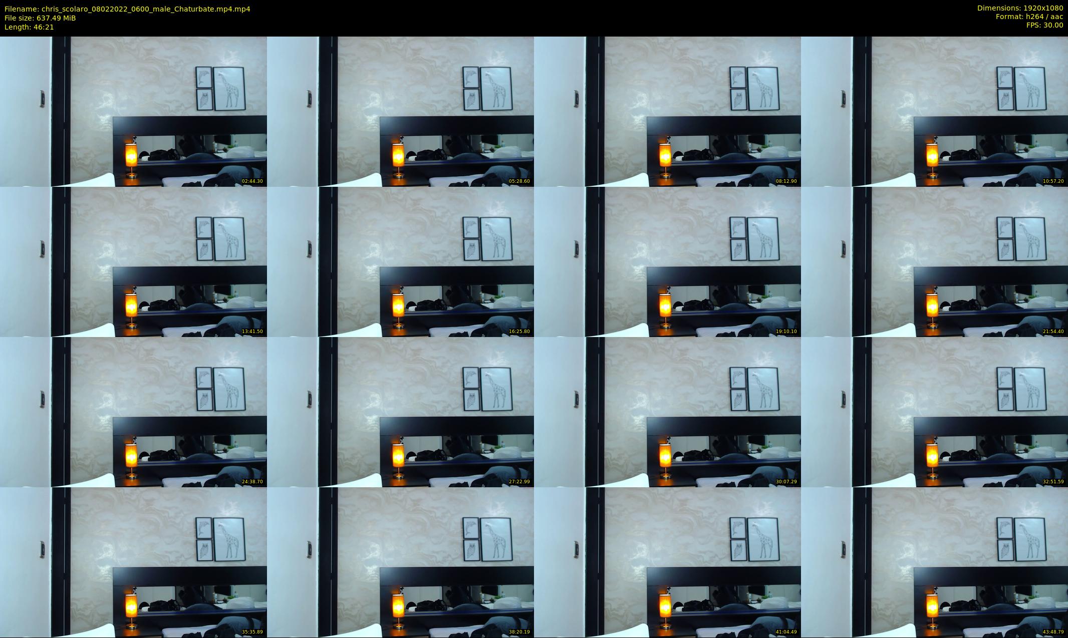 chris_scolaro — 47 minute Chaturbate male cam show recording, 1080p, Feb 8, 2022