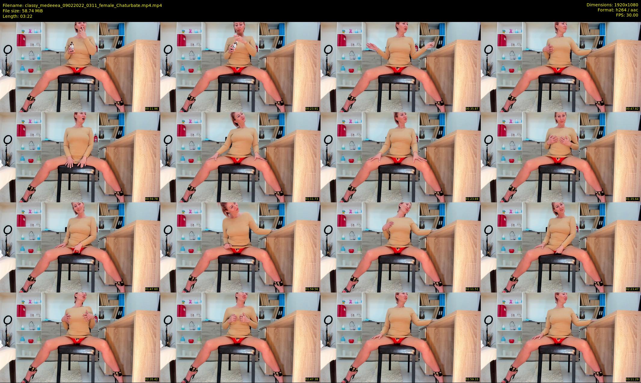 classy_medeeea — 4 minute Chaturbate female cam show recording, 1080p, Feb 9, 2022