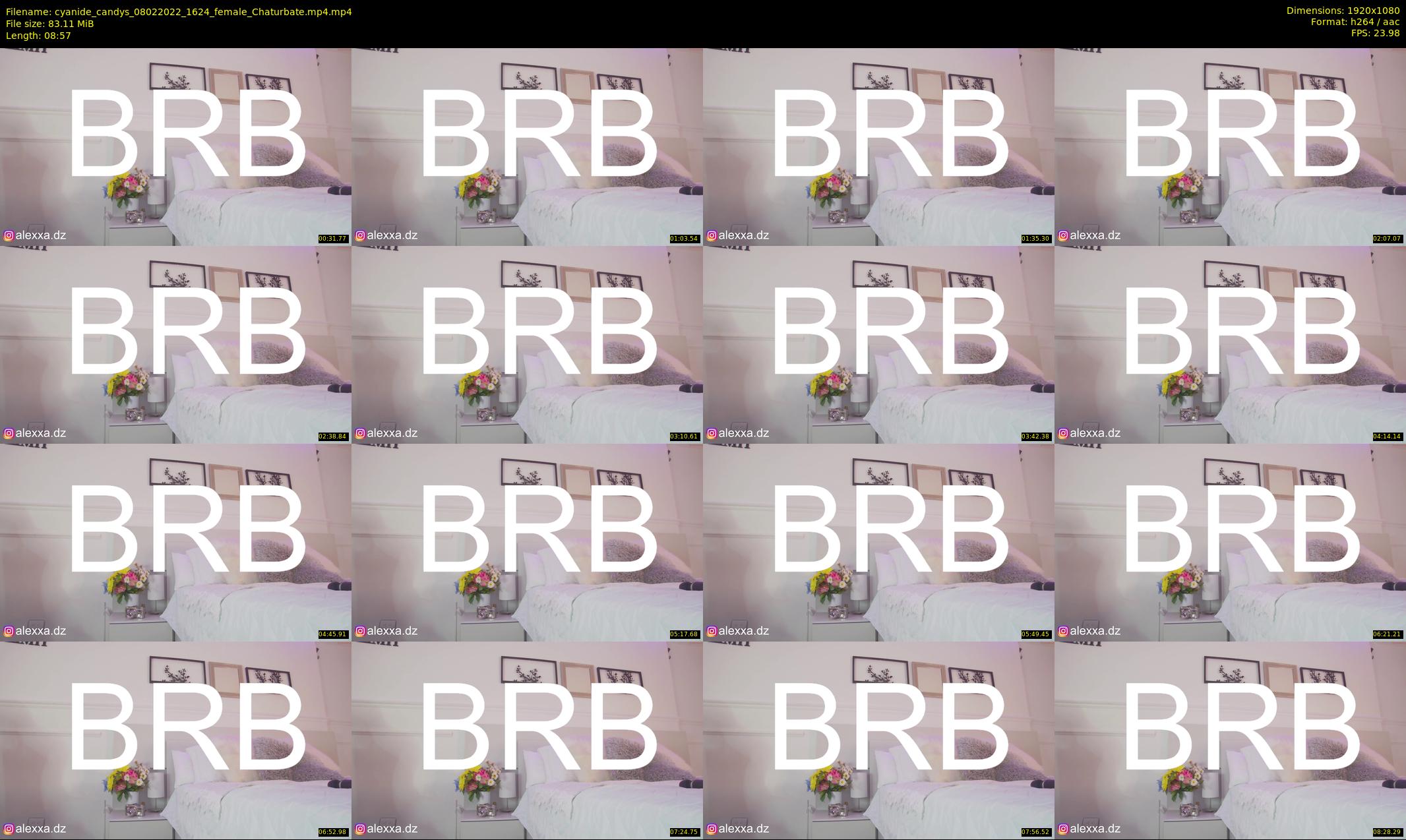 cyanide_candys — 9 minute Chaturbate female cam show recording, 1080p, Feb 8, 2022