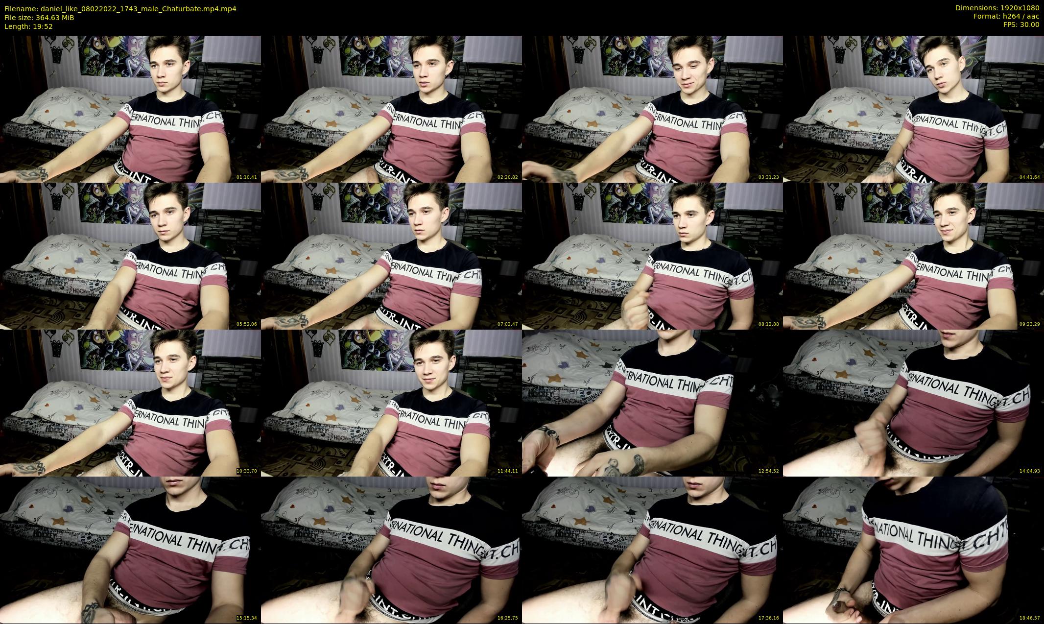 daniel_like — 20 minute Chaturbate male cam show recording, 1080p, Feb 8, 2022
