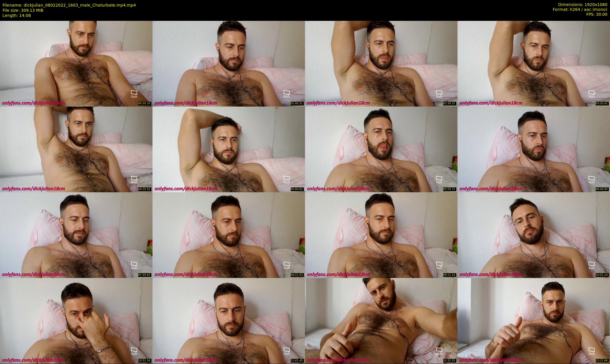 dickjulian — 15 minute Chaturbate male cam show recording, 1080p, Feb 8, 2022