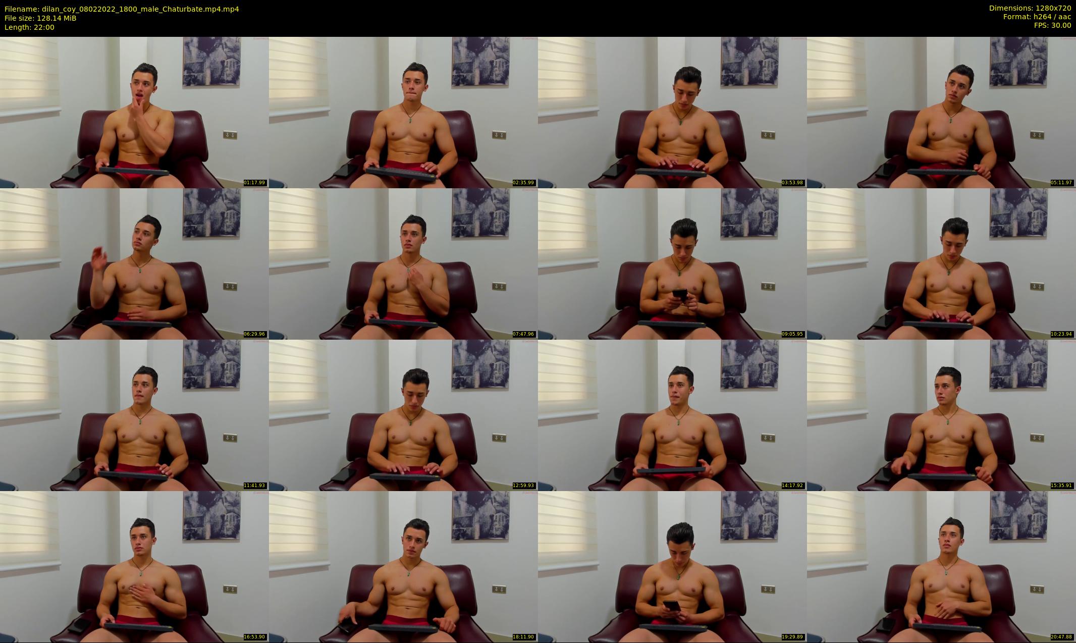 dilan_coy — 22 minute Chaturbate male cam show recording, 720p, Feb 8, 2022