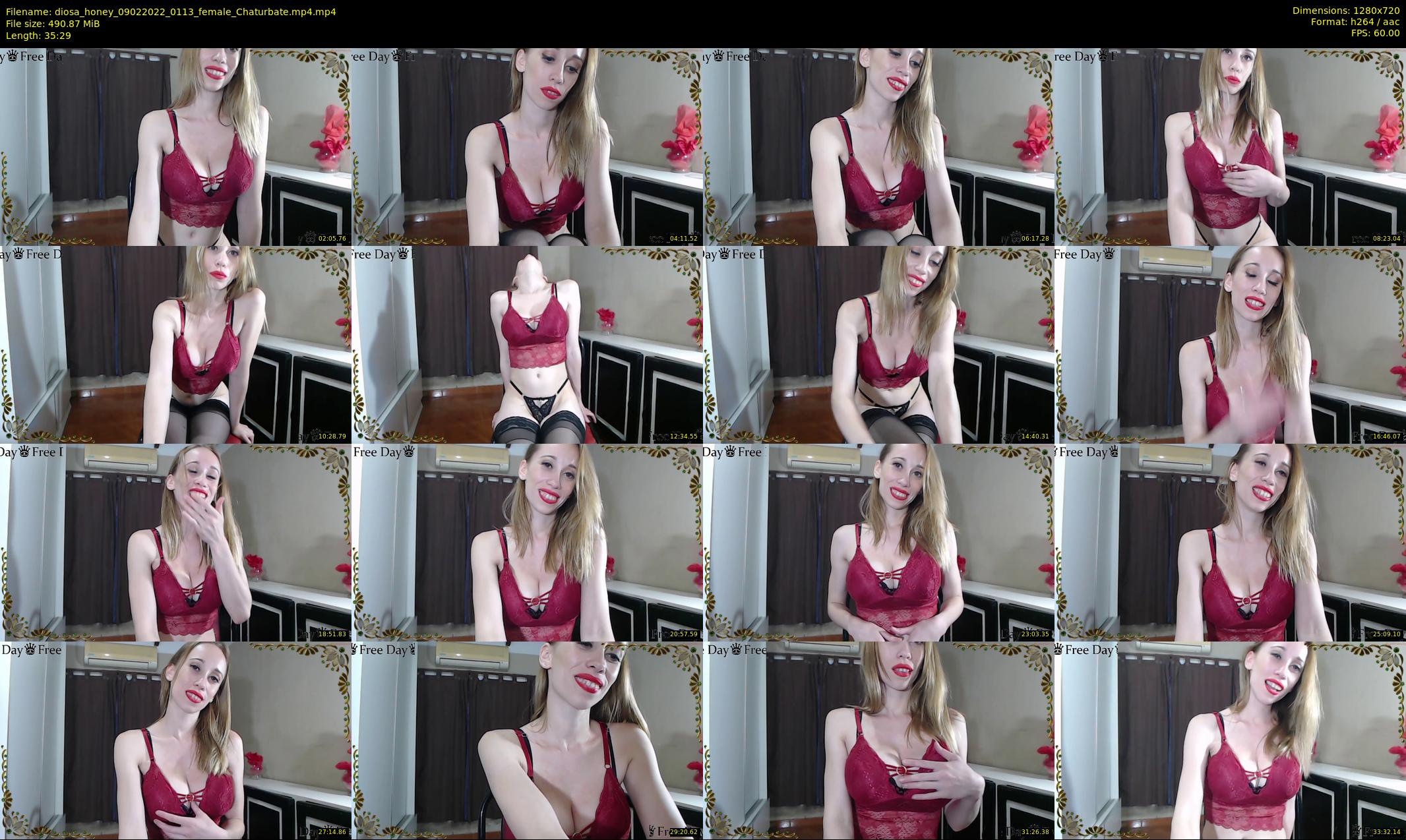 diosa_honey — 36 minute Chaturbate female cam show recording, 720p, Feb 9, 2022