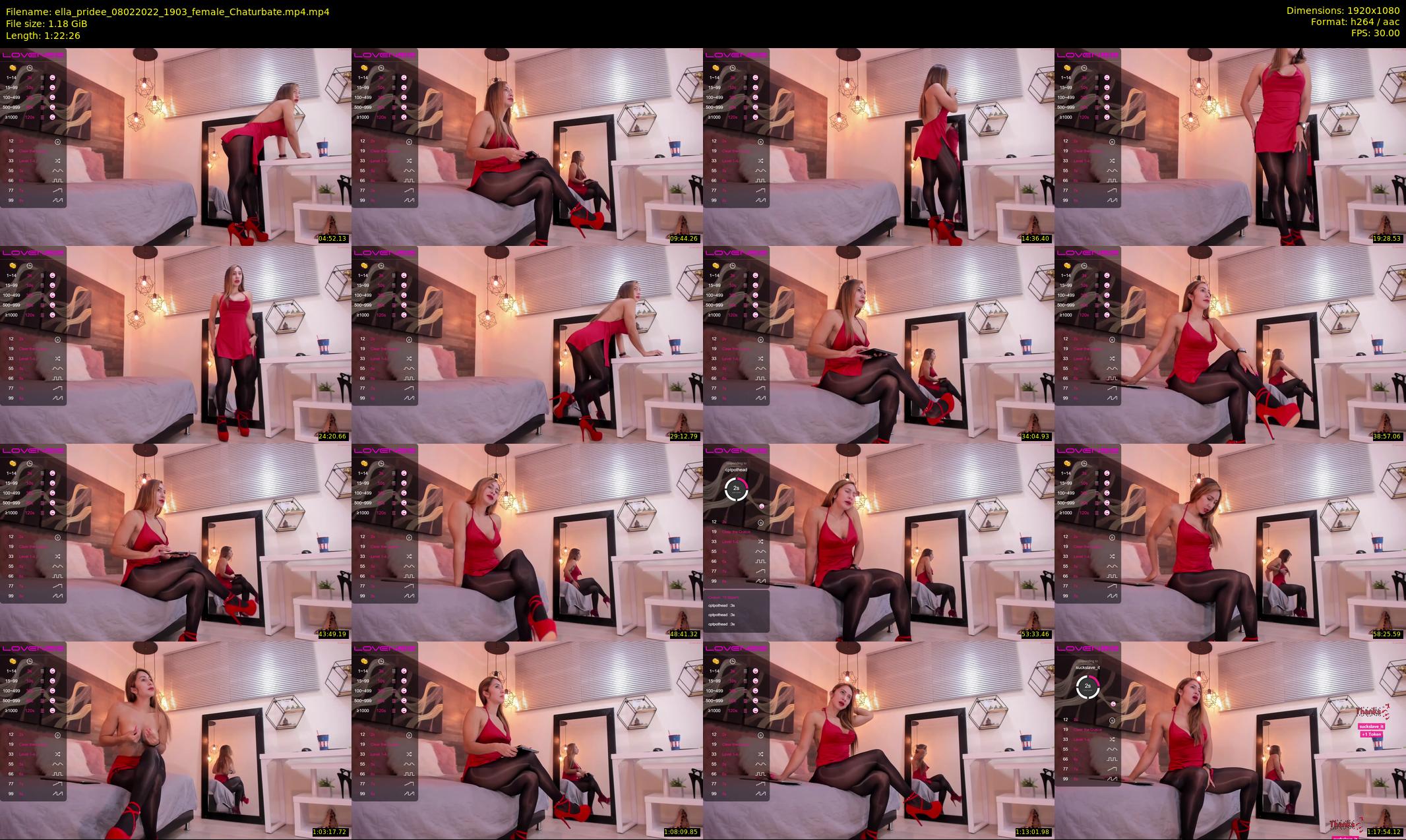 ella_pridee — 83 minute Chaturbate female cam show recording, 1080p, Feb 8, 2022