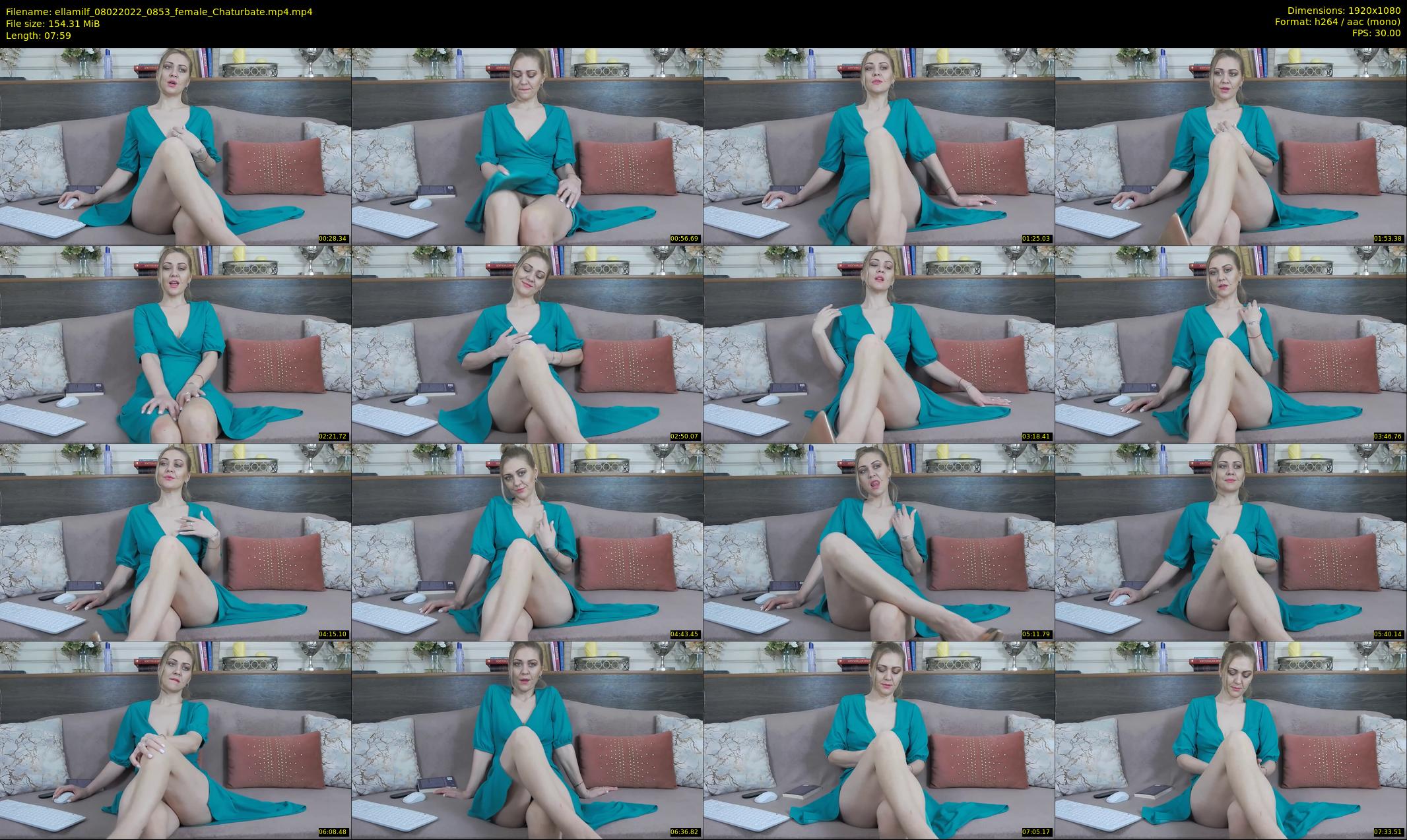 ellamilf — 8 minute Chaturbate female cam show recording, 1080p, Feb 8, 2022