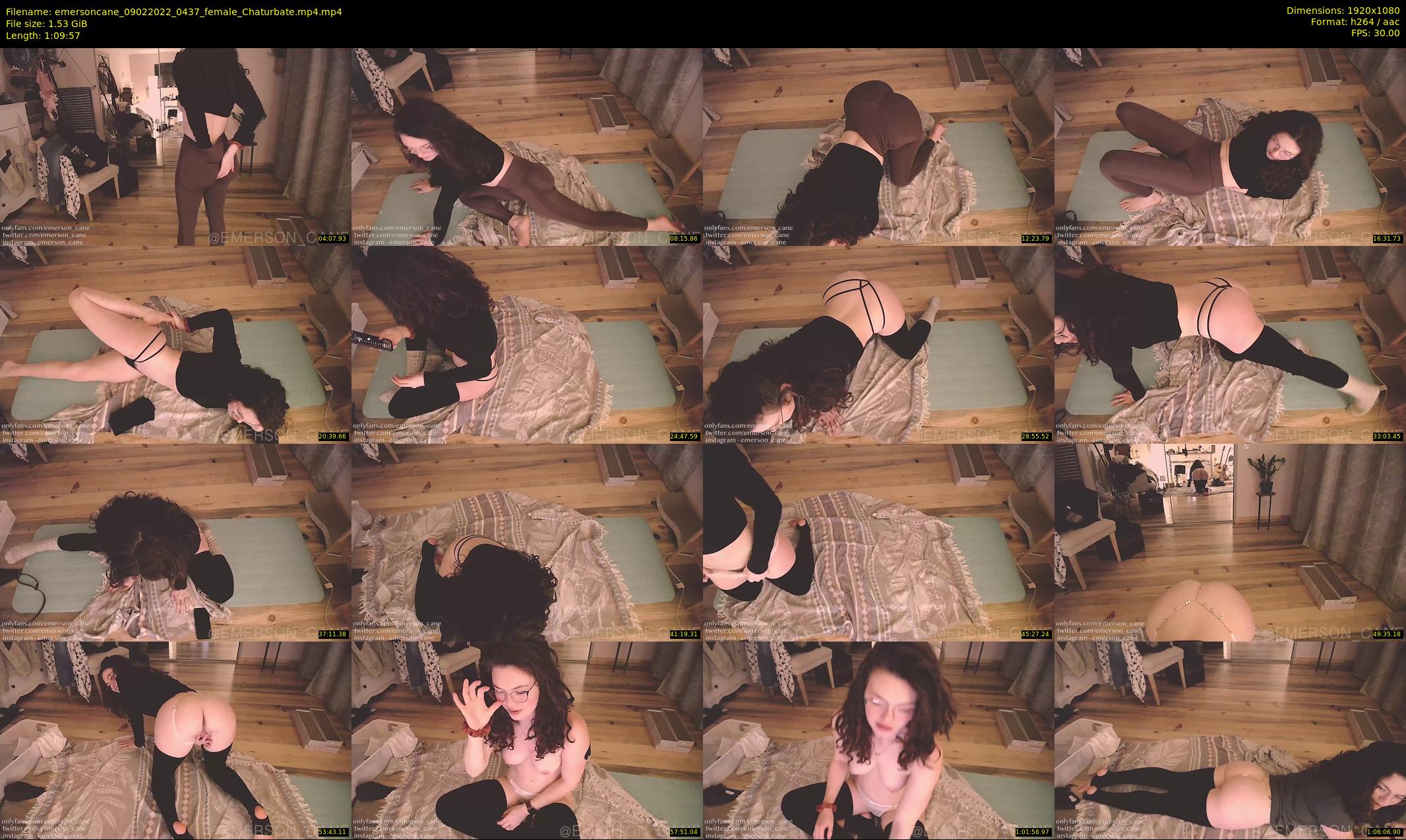 emersoncane — 70 minute Chaturbate female cam show recording, 1080p, Feb 9, 2022