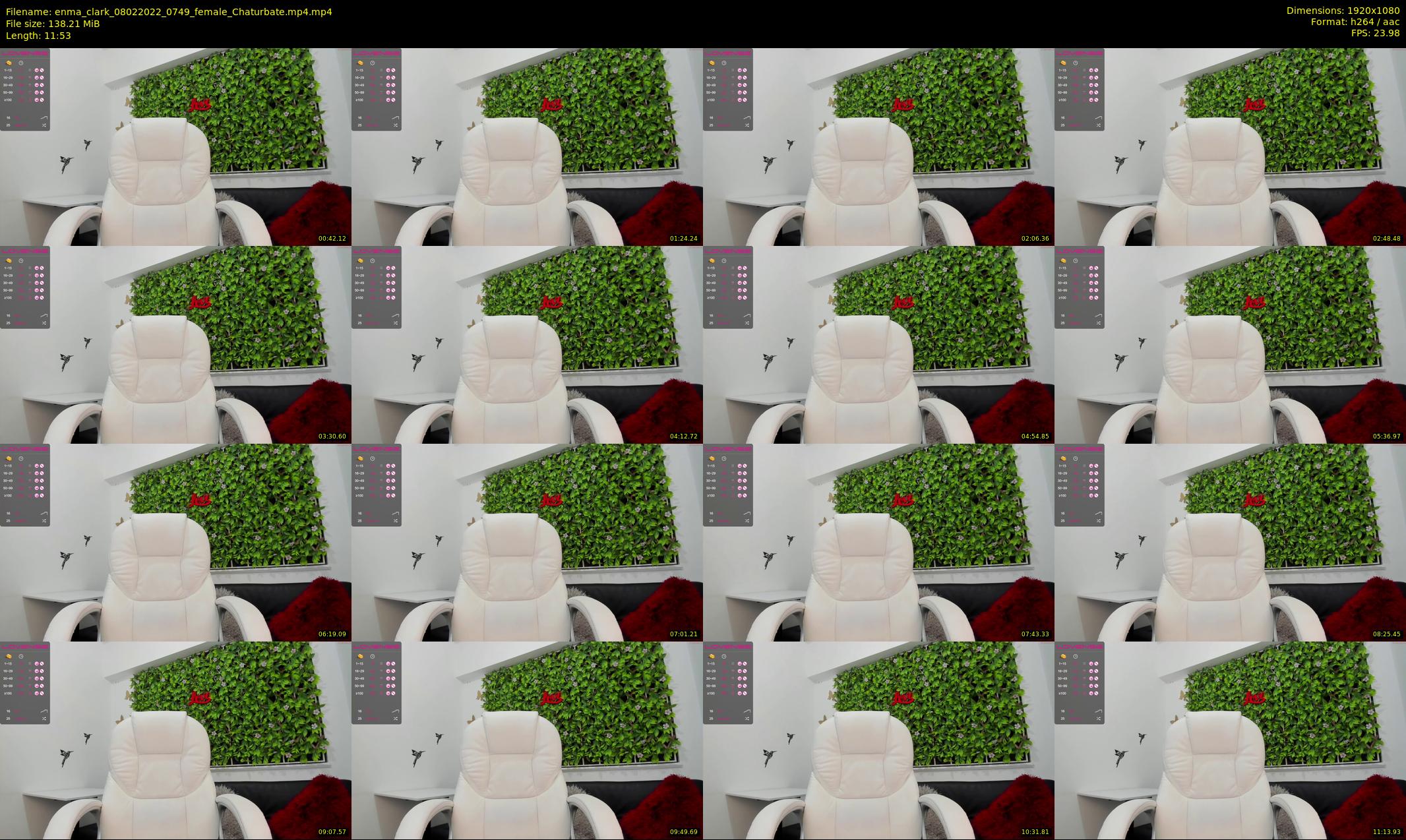 enma_clark — 12 minute Chaturbate female cam show recording, 1080p, Feb 8, 2022