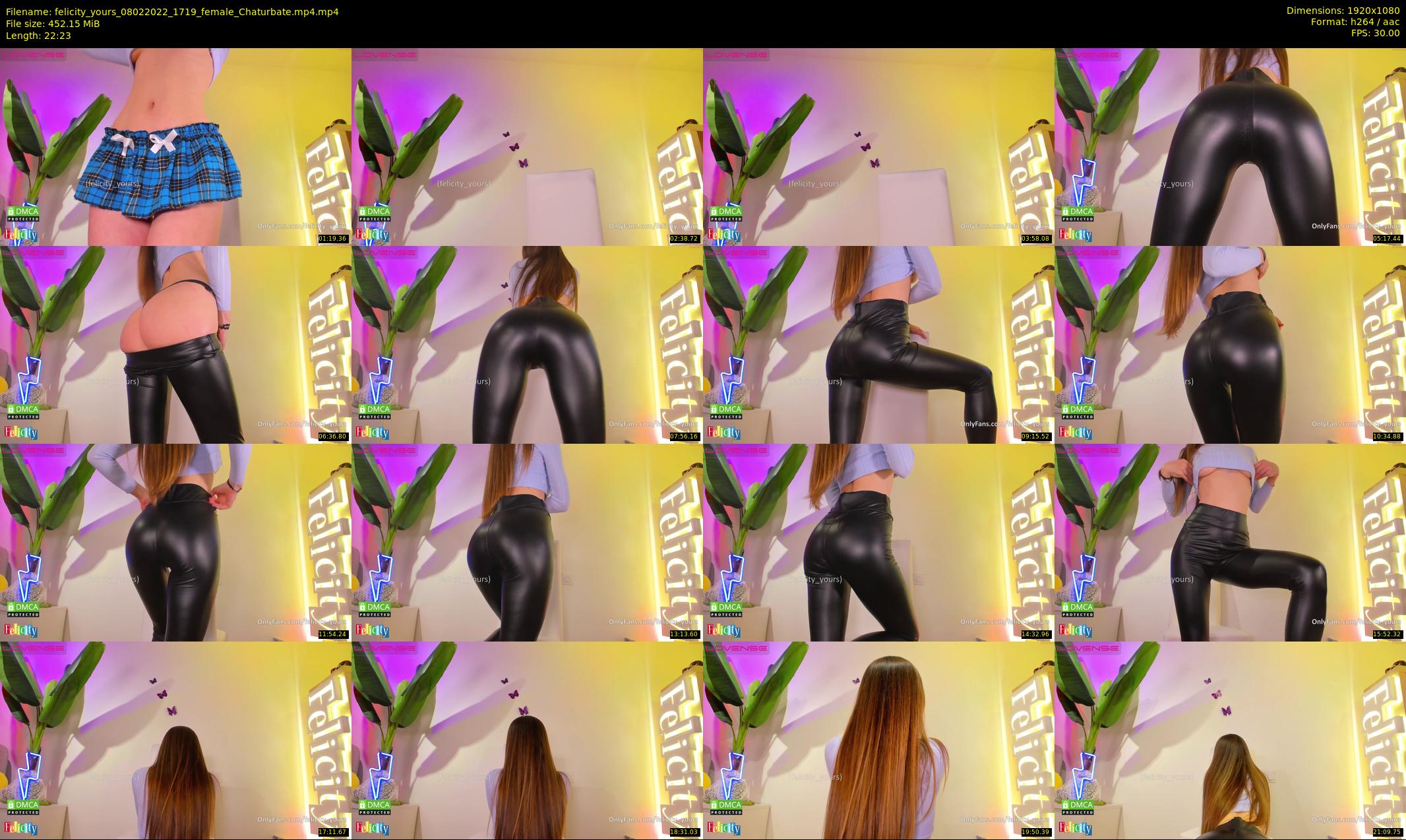 felicity_yours — 23 minute Chaturbate female cam show recording, 1080p, Feb 8, 2022