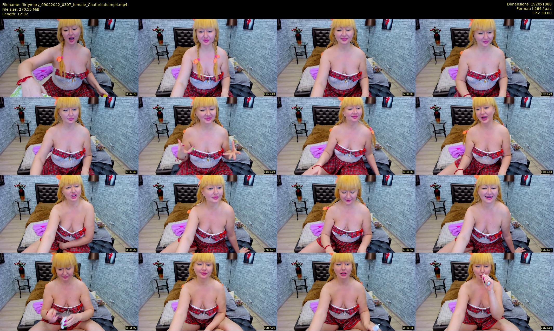 flirtymary — 13 minute Chaturbate female cam show recording, 1080p, Feb 9, 2022