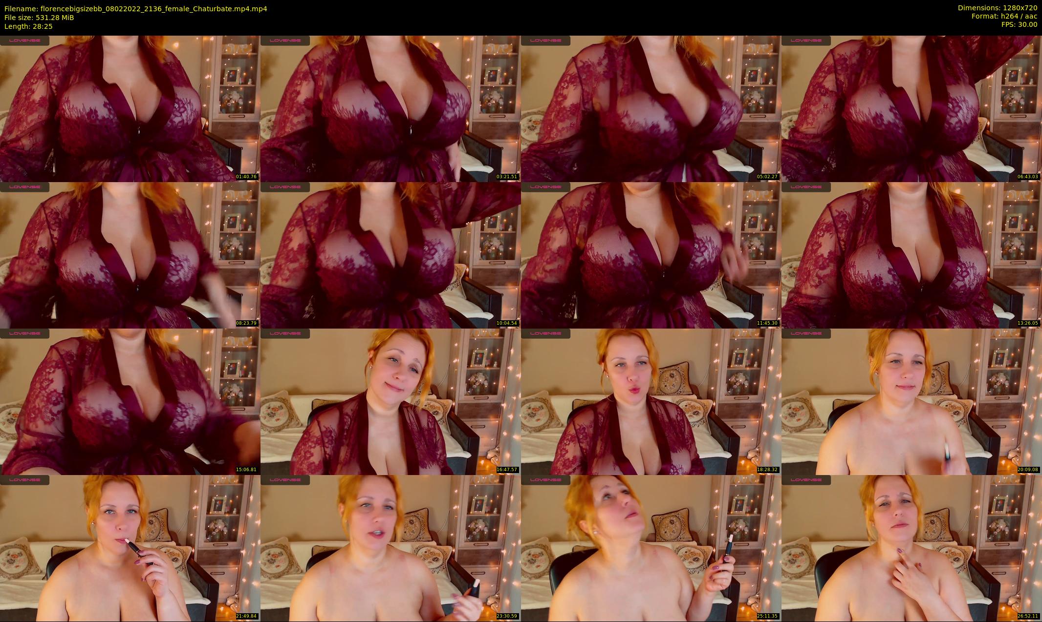 florencebigsizebb — 29 minute Chaturbate female cam show recording, 720p, Feb 8, 2022
